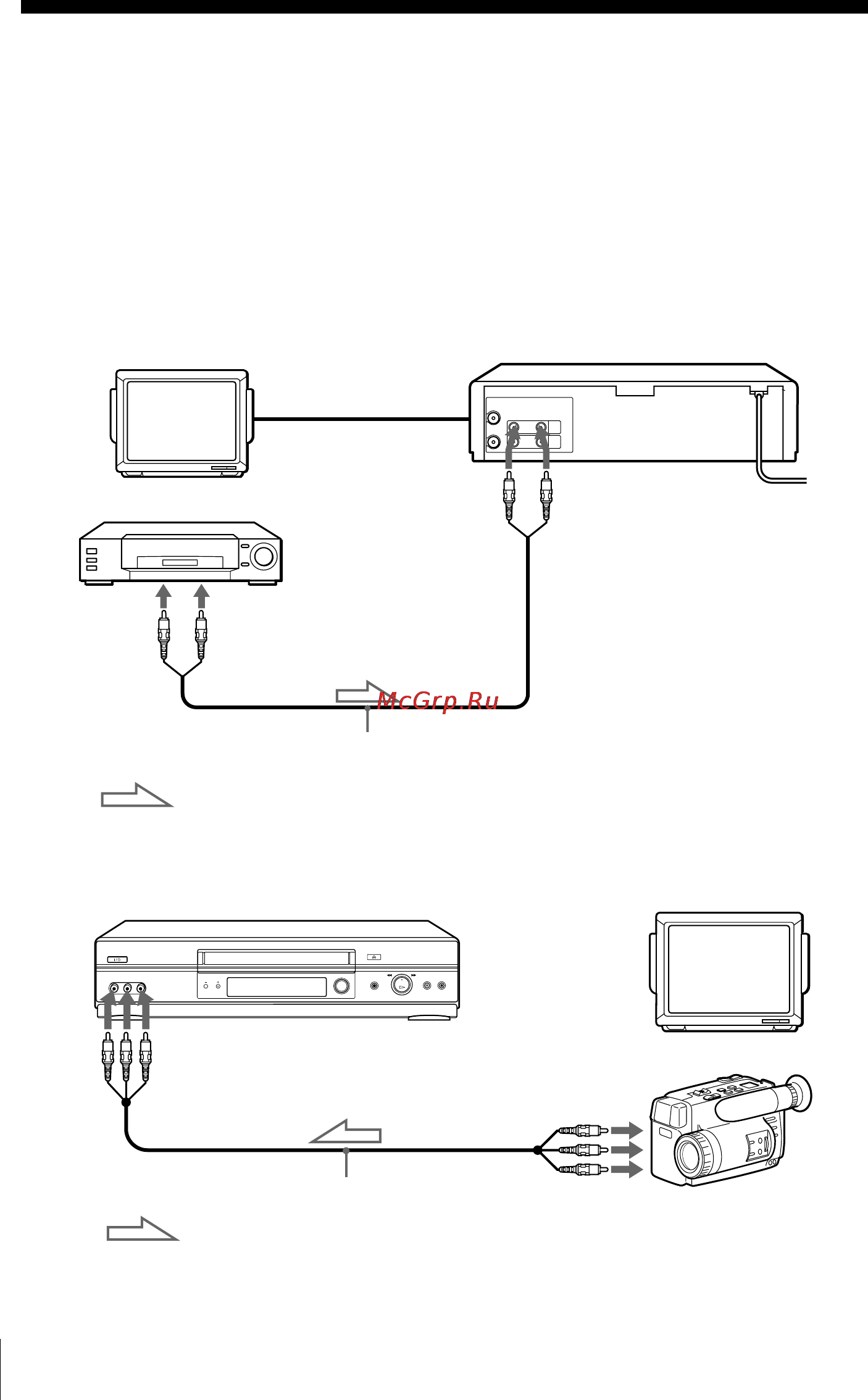 Sony SLV-ED343SG [58/68] Connecting to a vcr or stereo system