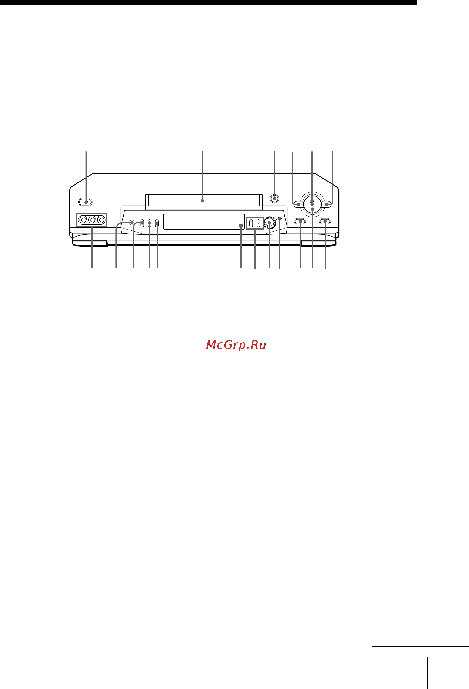 Sony SLV-ED818ME [57/61] Index to parts and controls