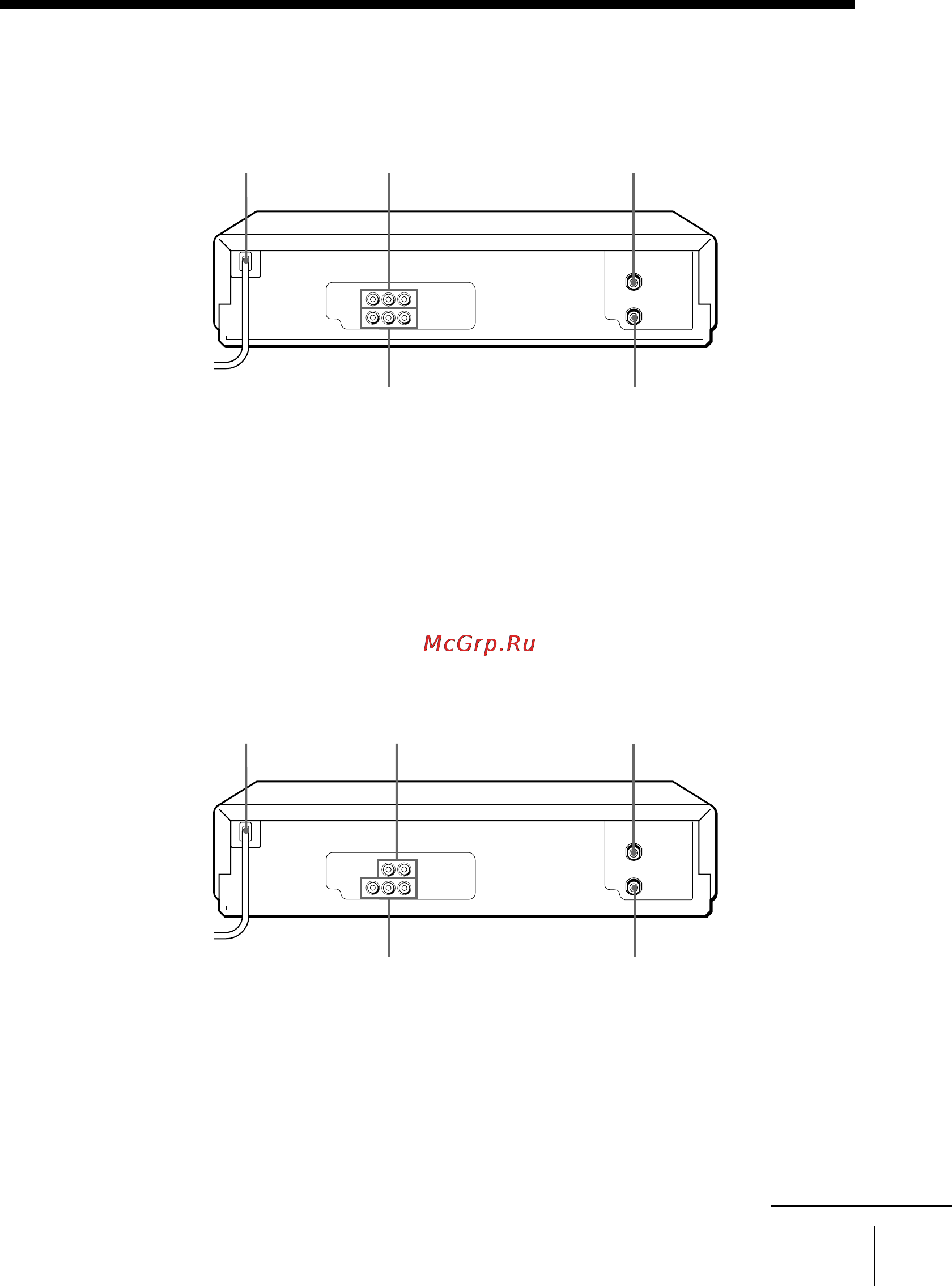 Sony SLV-ED817TH [59/61] Rear panel for slv ed616me mj sg and ed515ps only