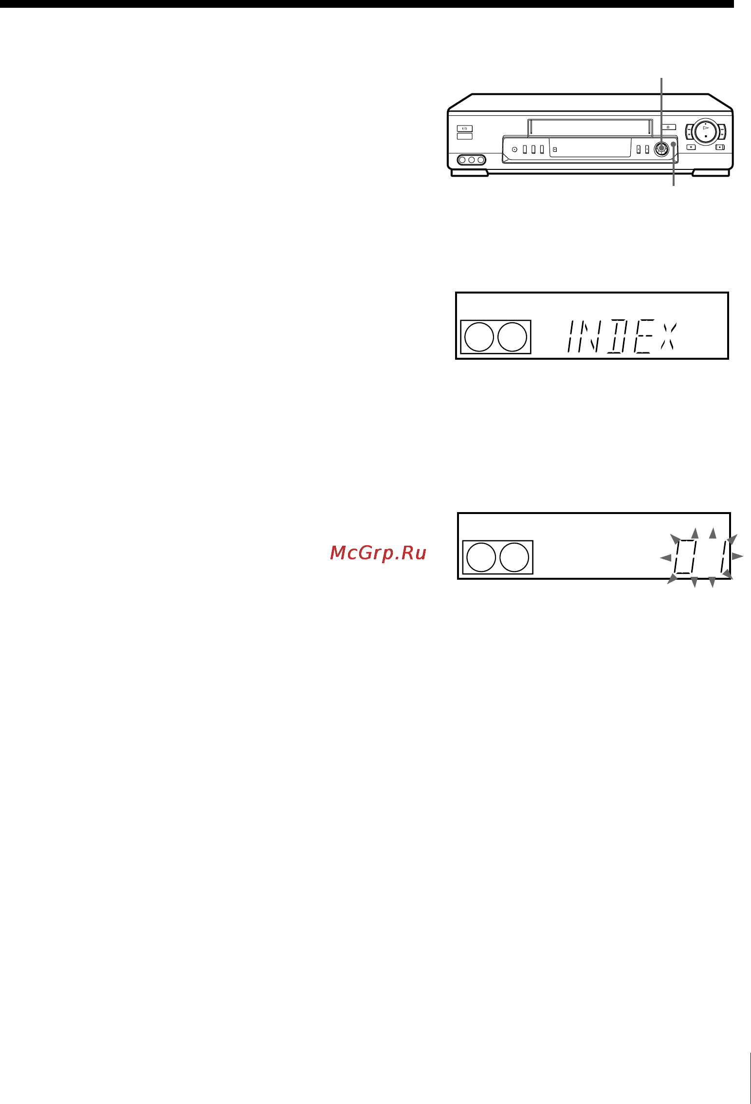 Sony SLV-ED88ME [43/60] Using the search button and easy timer knob on the vcr