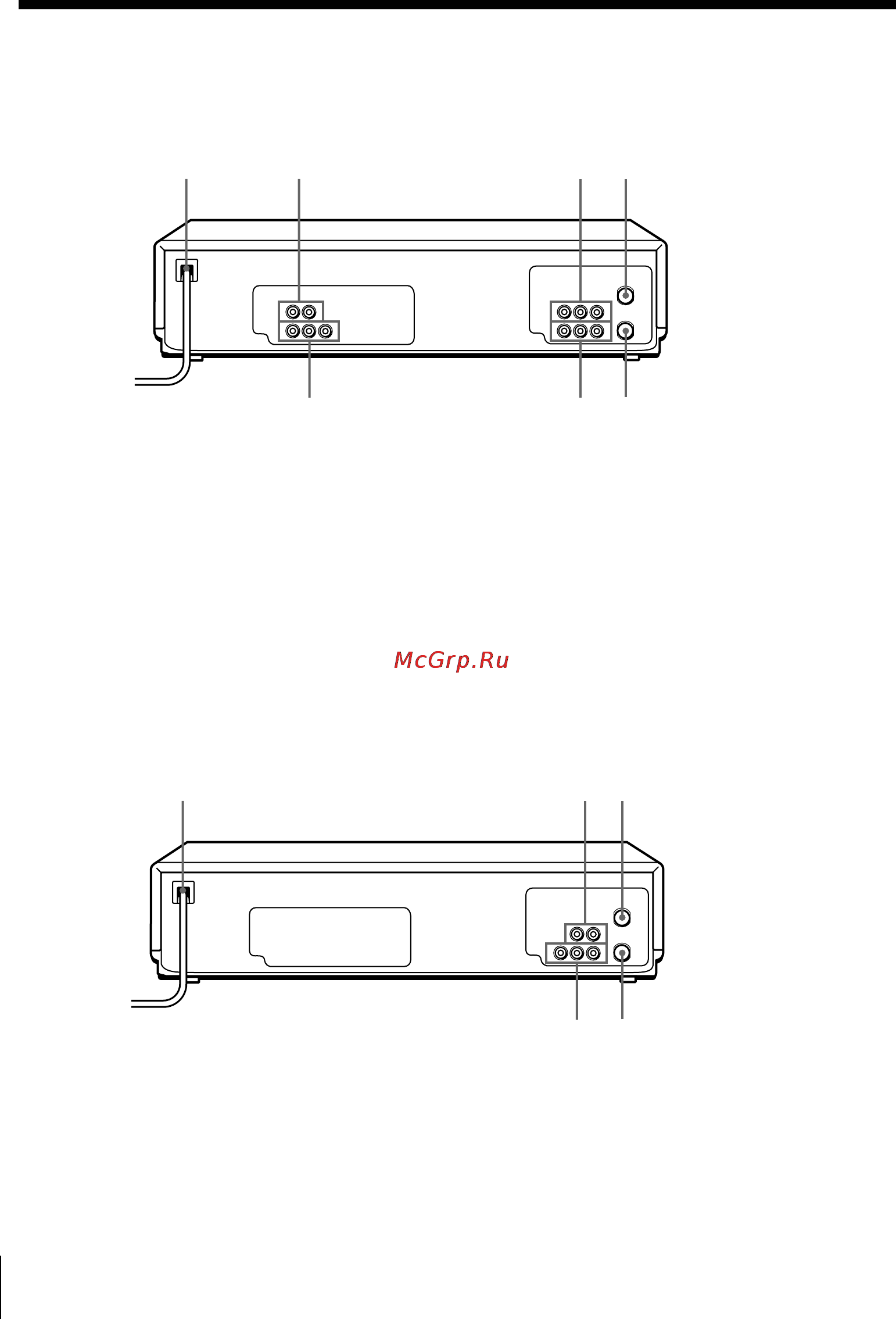 Sony SLV-ED66ME [58/60] Rear panel slv ed66me mj sg