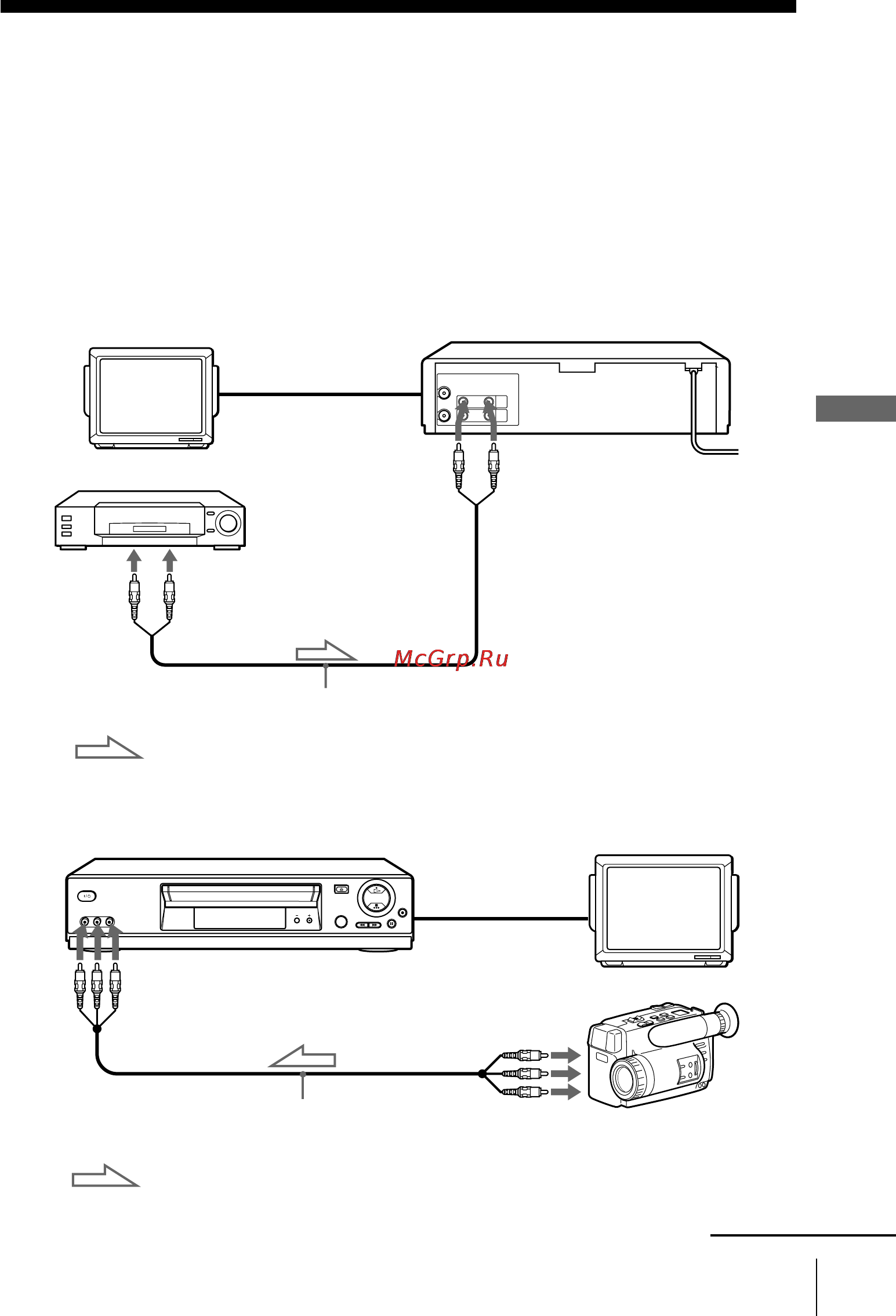 Sony SLV-ED828SG [55/64] How to connect to record on this vcr