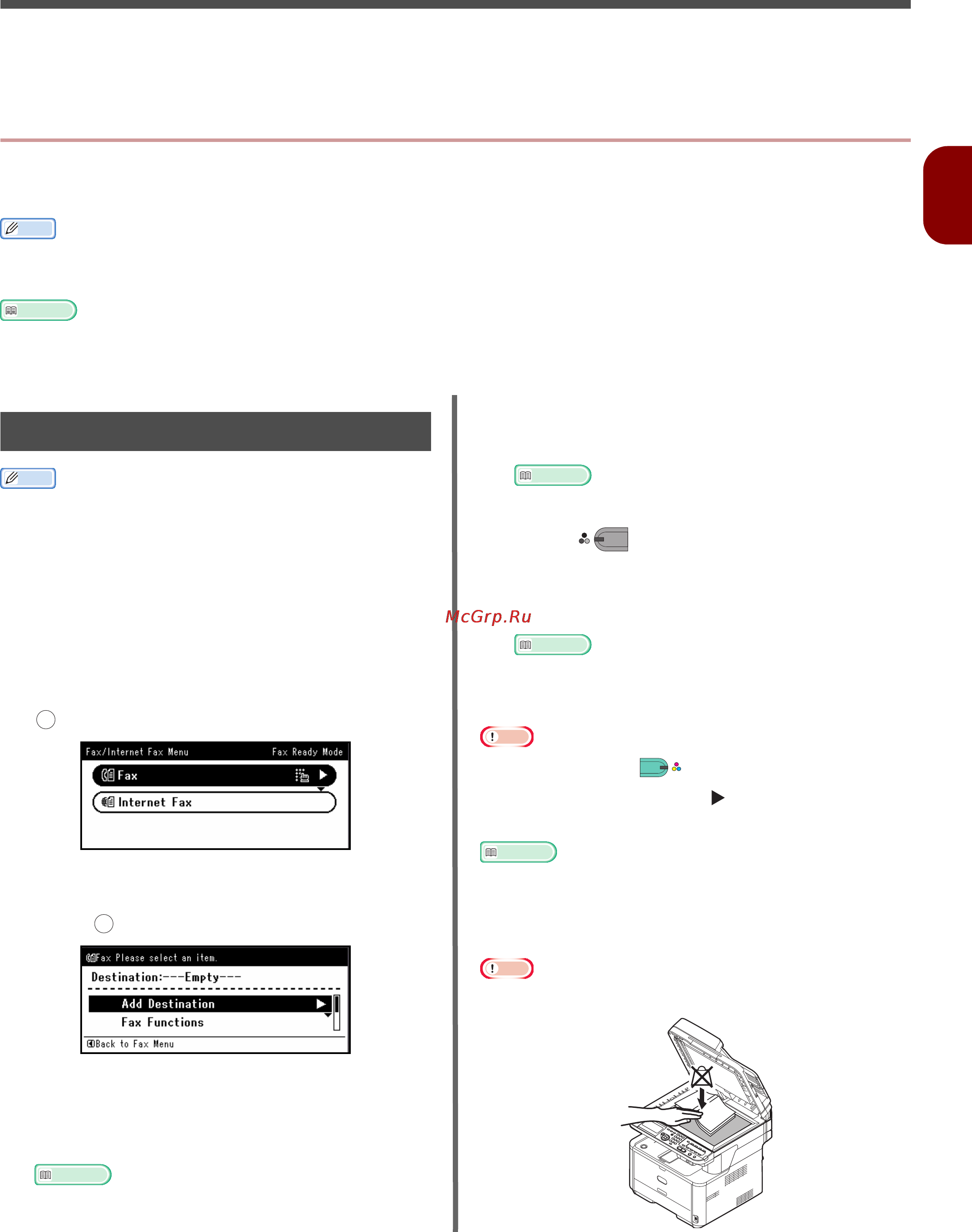 OKI MB451 [85/198] Basic procedure for faxing