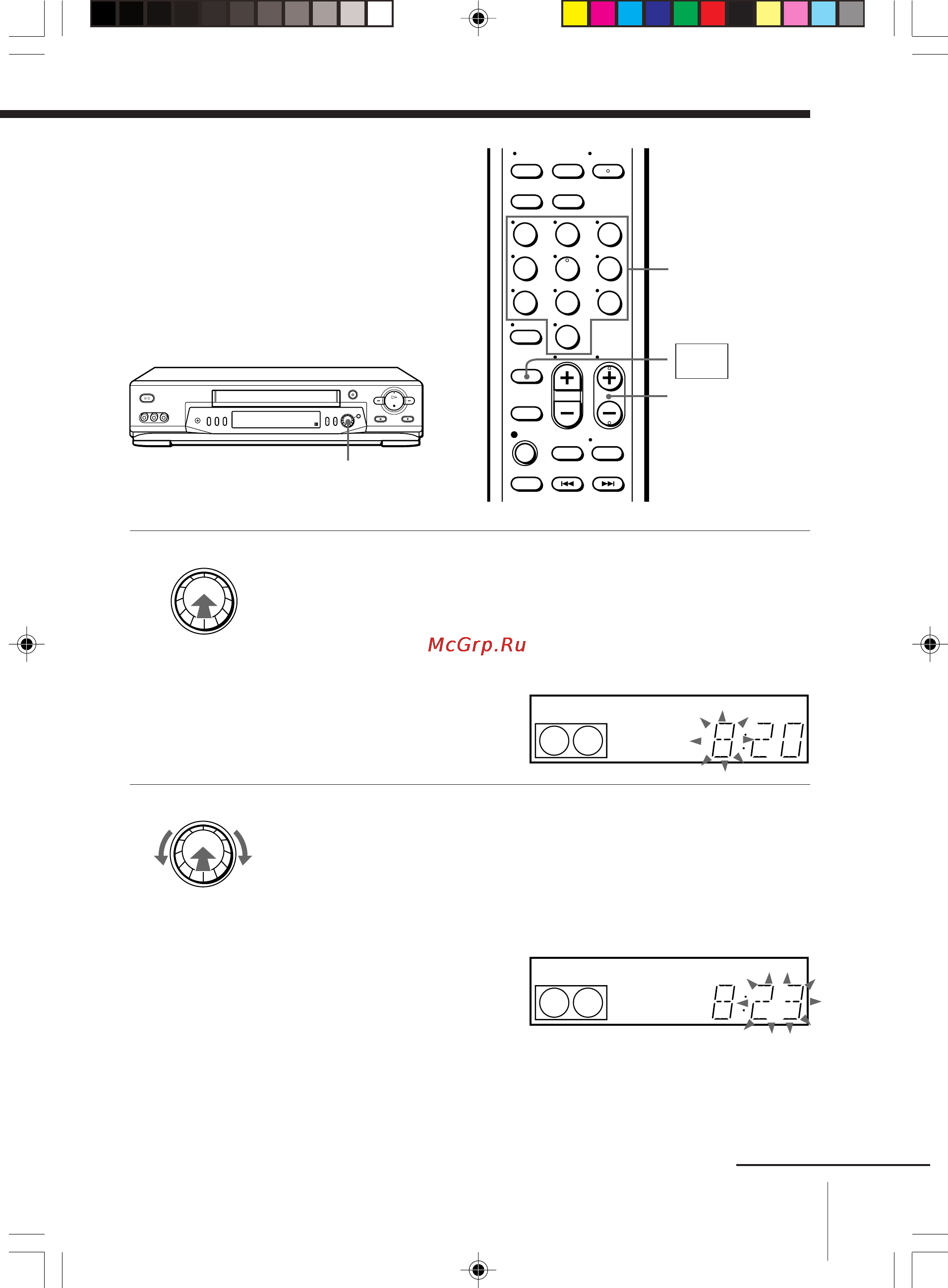 Sony SLV-ED616MJ [11/20] Setting or changing the easy clock