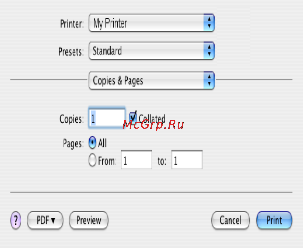 OKI MB470 [94/140] Print options параметры печати