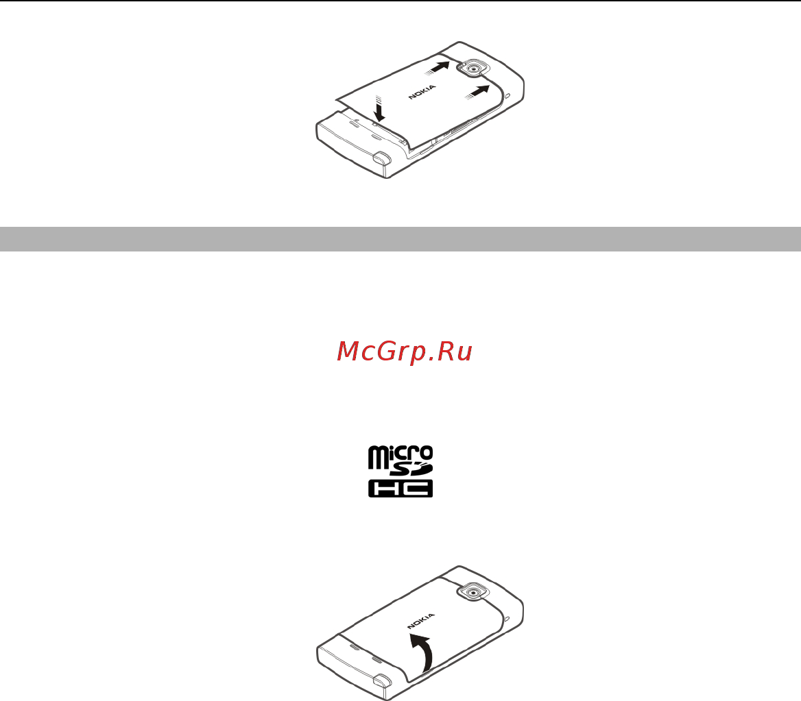 Nokia 5250 Red [18/177] Установка карты памяти