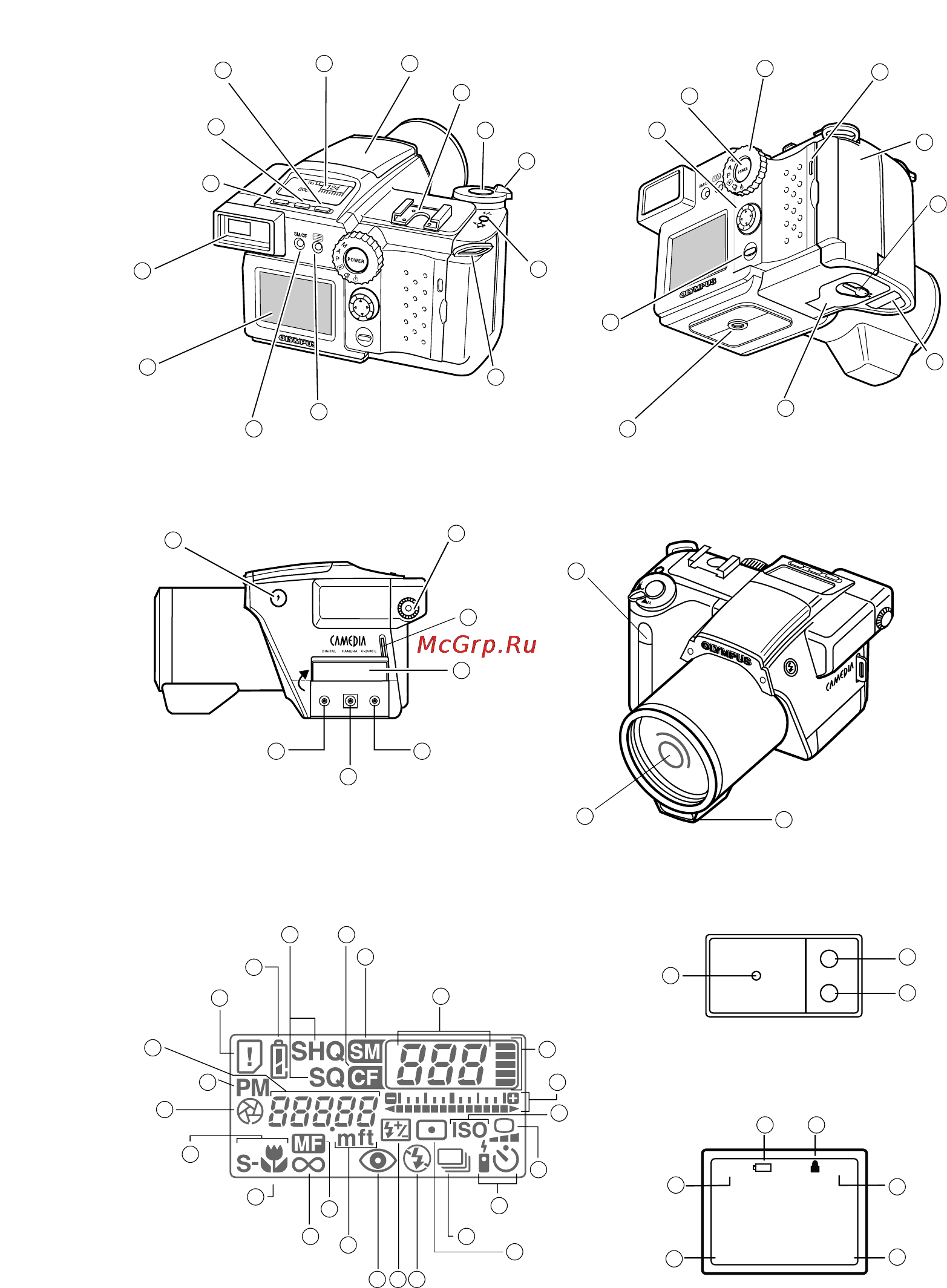 Olympus C-2500L Инструкция по эксплуатации онлайн [4/31] 27658