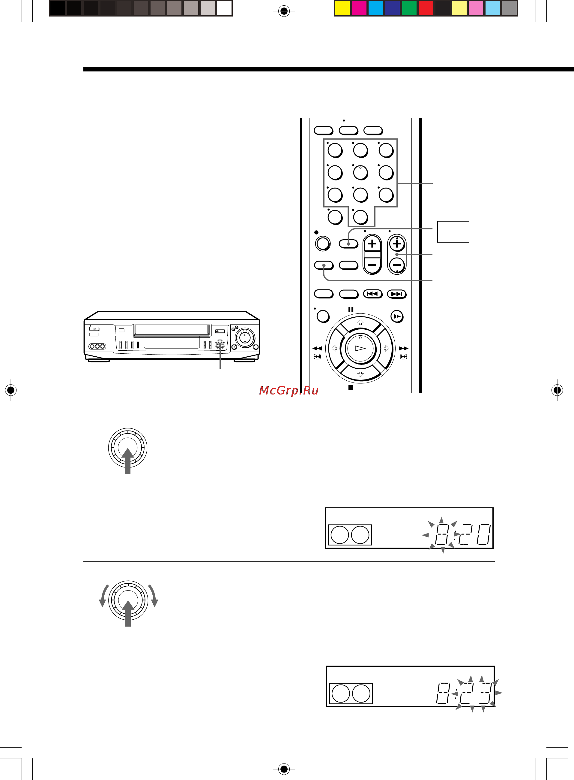 Sony SLV-ED70MN [28/55] Setting or changing the easy clock