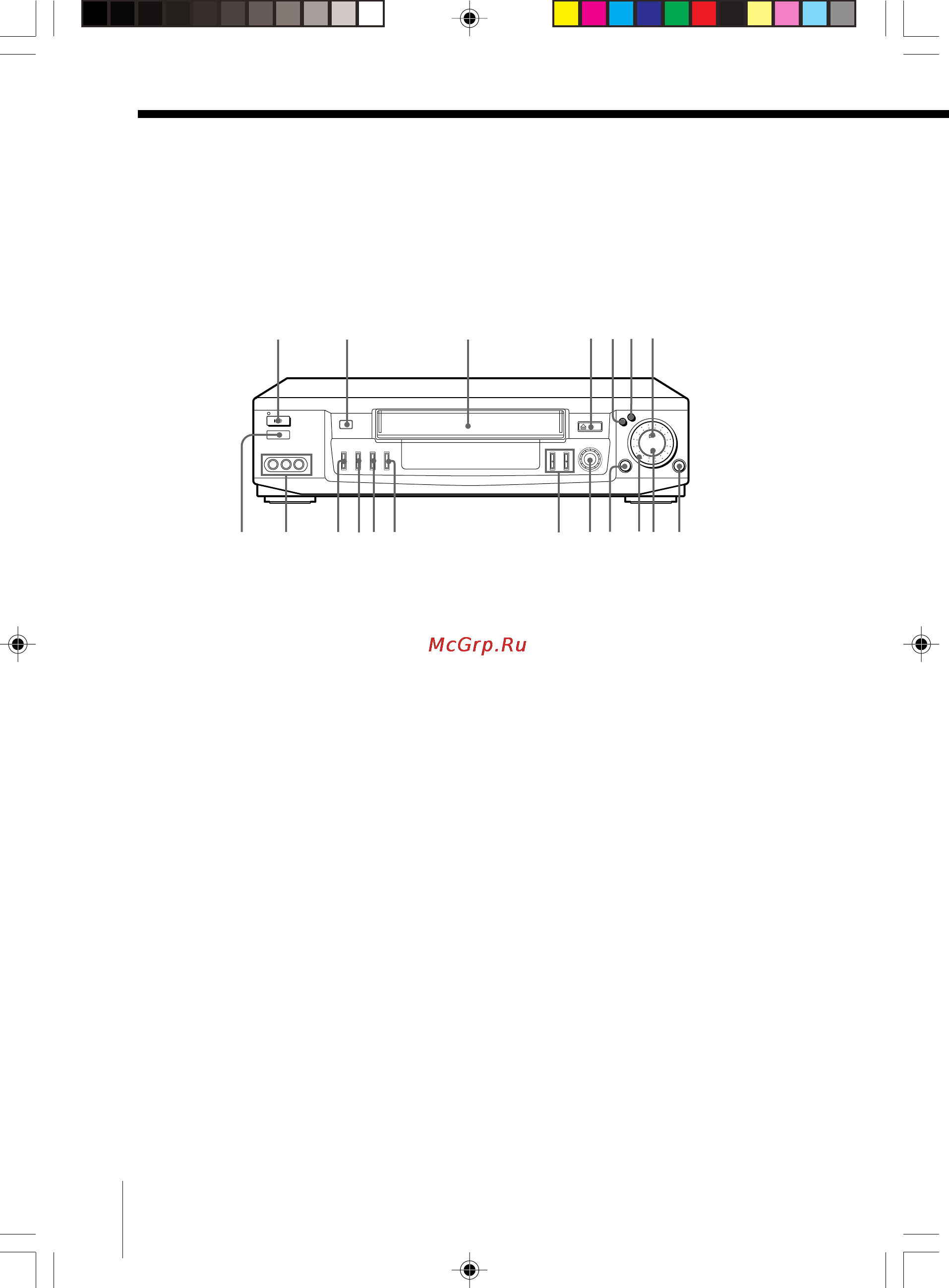 Sony SLV-ED70MN [52/55] Index to parts and controls