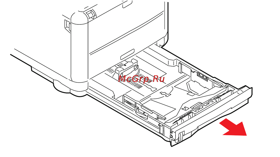 OKI C3530 MFP [24/106] Накопитель лицевой стороной вверх