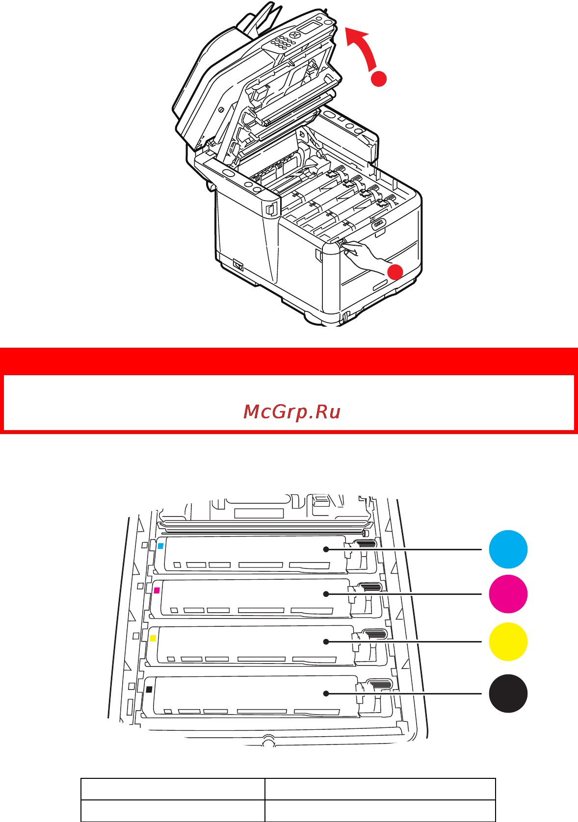 OKI C3530 MFP [81/106] Предупреждение