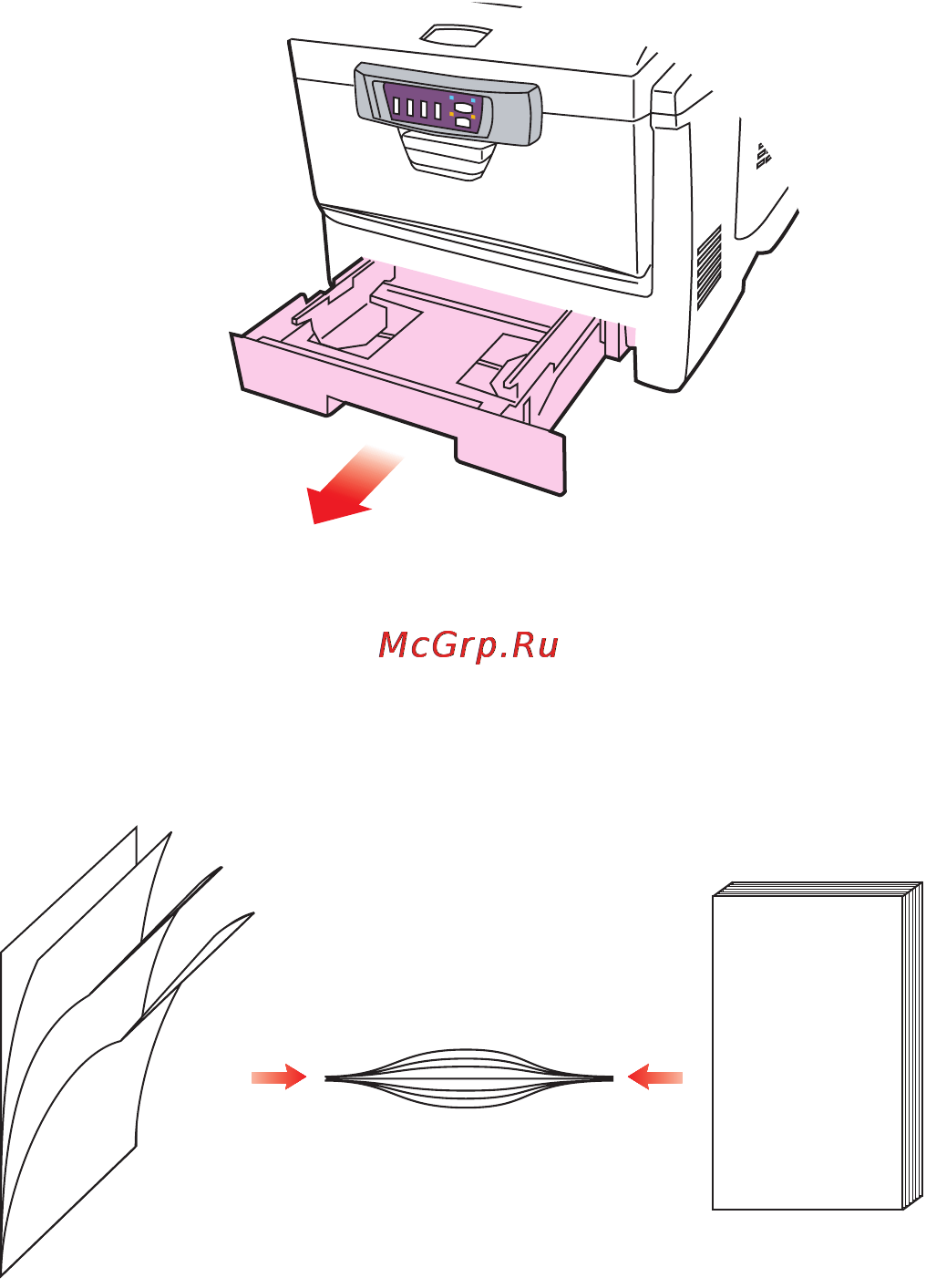 OKI C5510 MFP [21/127] Кассетный лоток