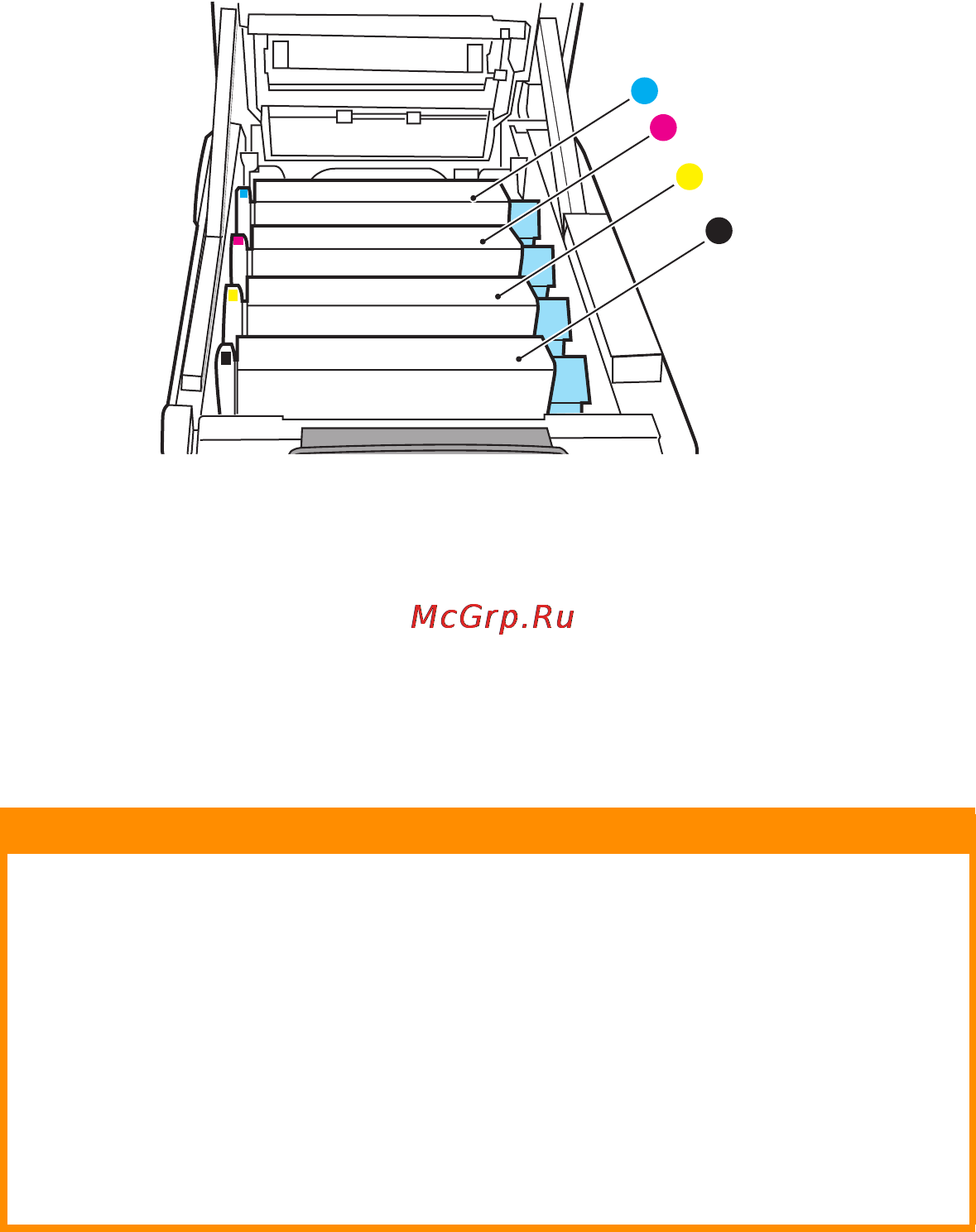 OKI C5540 MFP [82/135] Предостережение