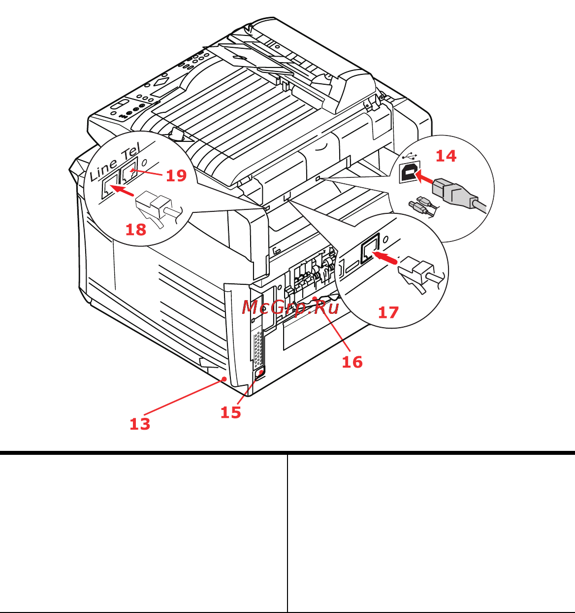 OKI C5550 MFP [16/191] Вид сзади