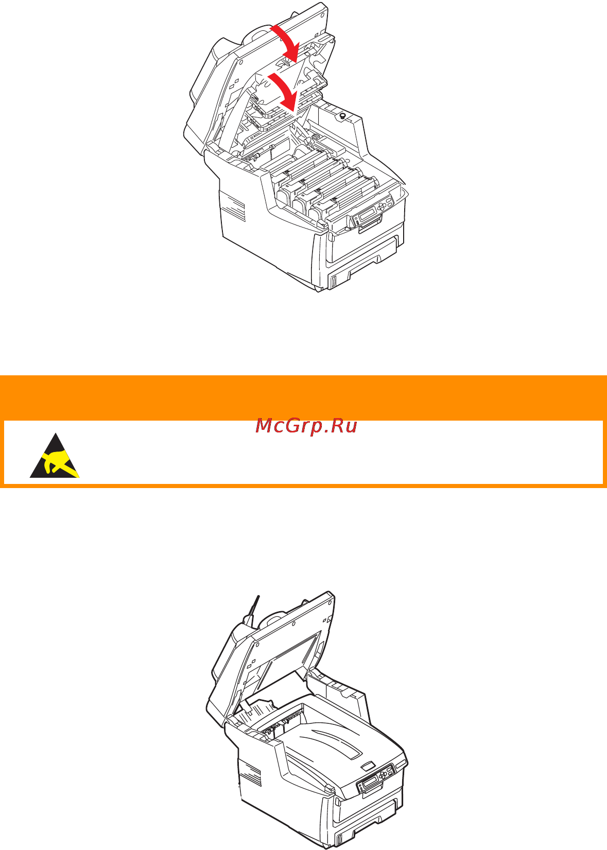 OKI C5550 MFP [95/191] Замена печатного барабана