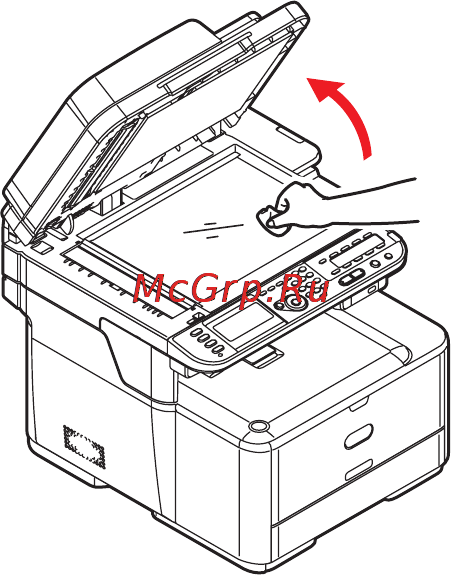 OKI MC351 [111/172] Стекло для документов