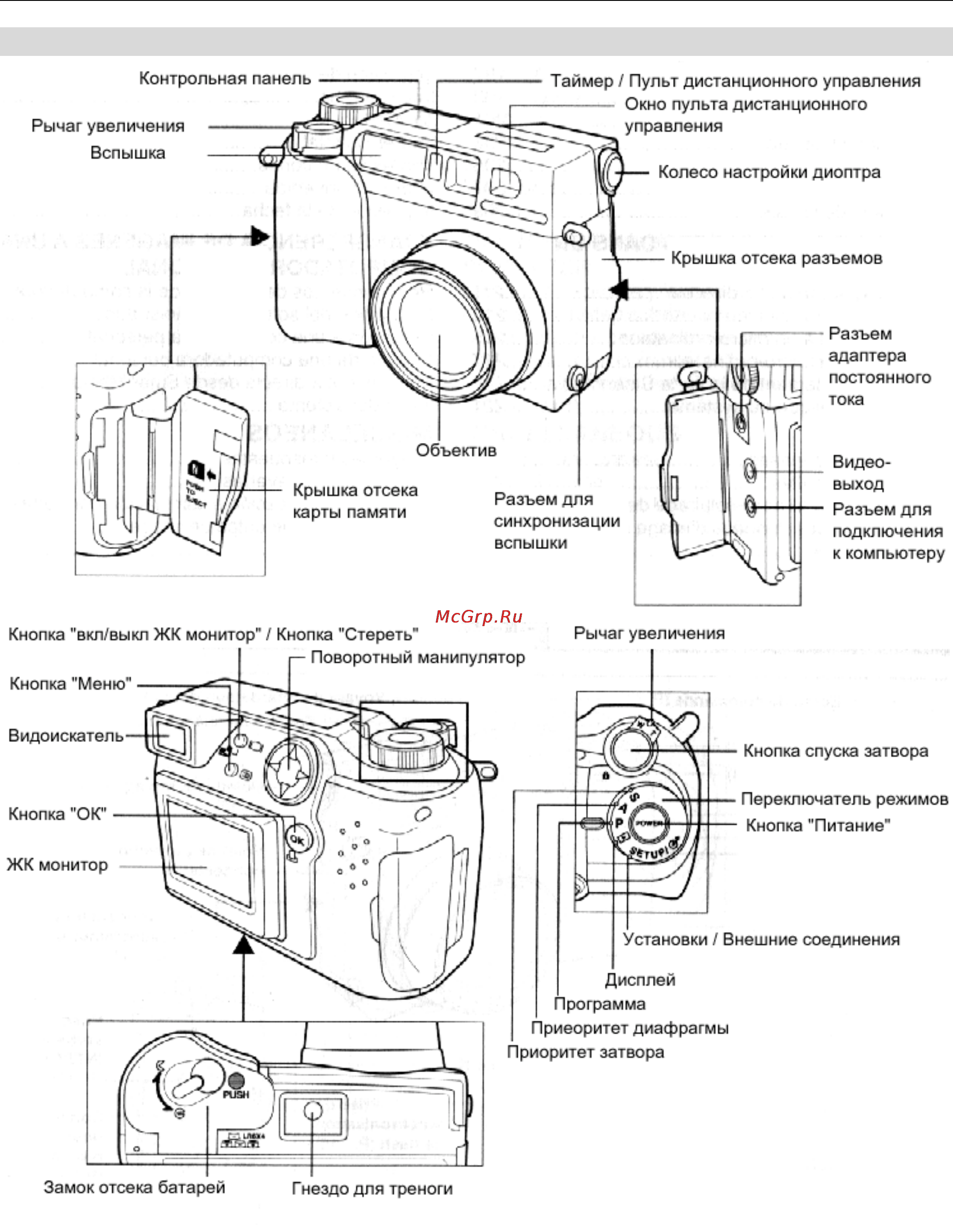 Olympus C-2000 Zoom Инструкция по эксплуатации онлайн