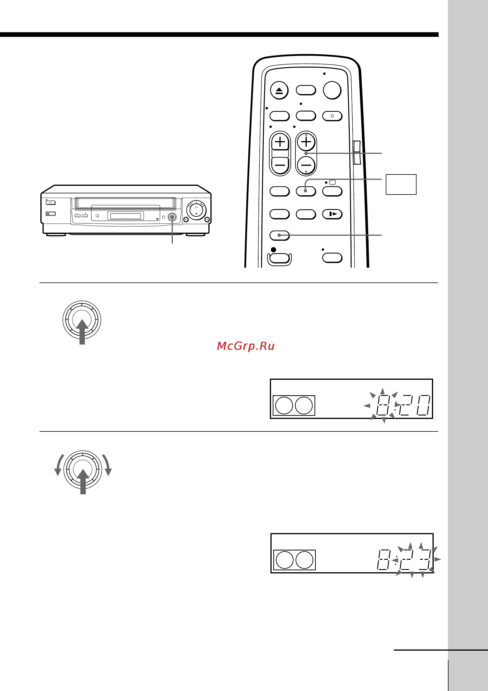 Sony SLV-ED10PS [27/47] Setting or changing the easy clock
