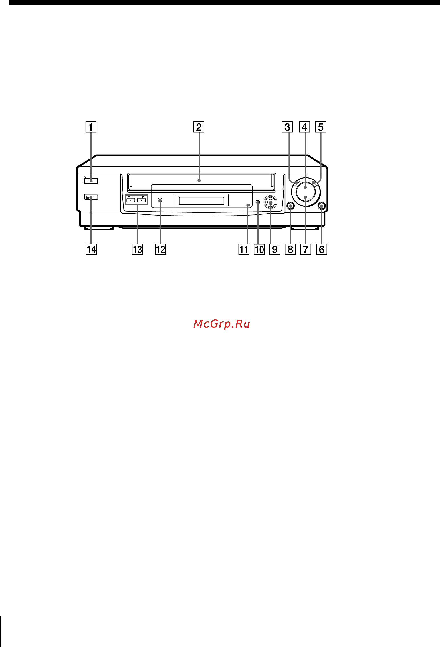 Sony SLV-ED10PS [44/47] Index to parts and controls