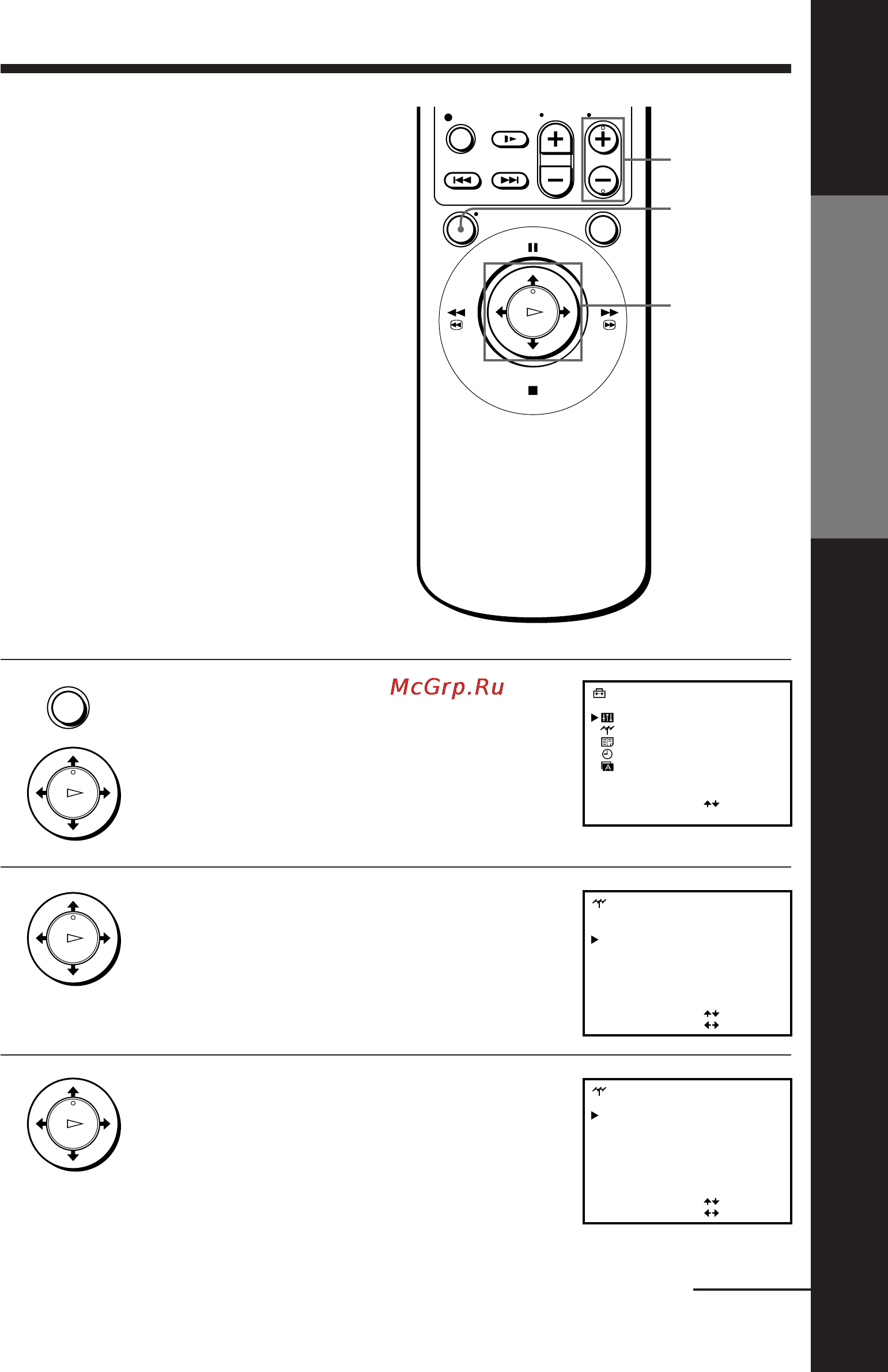 Sony SLV-E730EX [15/64] Manual setup presetting channels