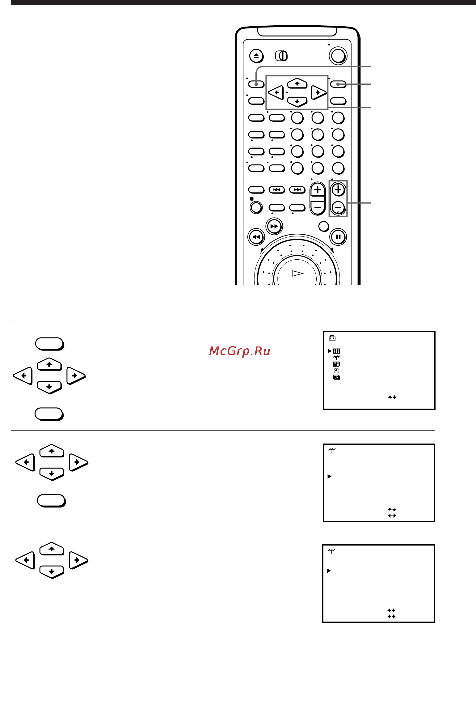 Sony SLV-E580EG [20/72] Manual setup presetting channels