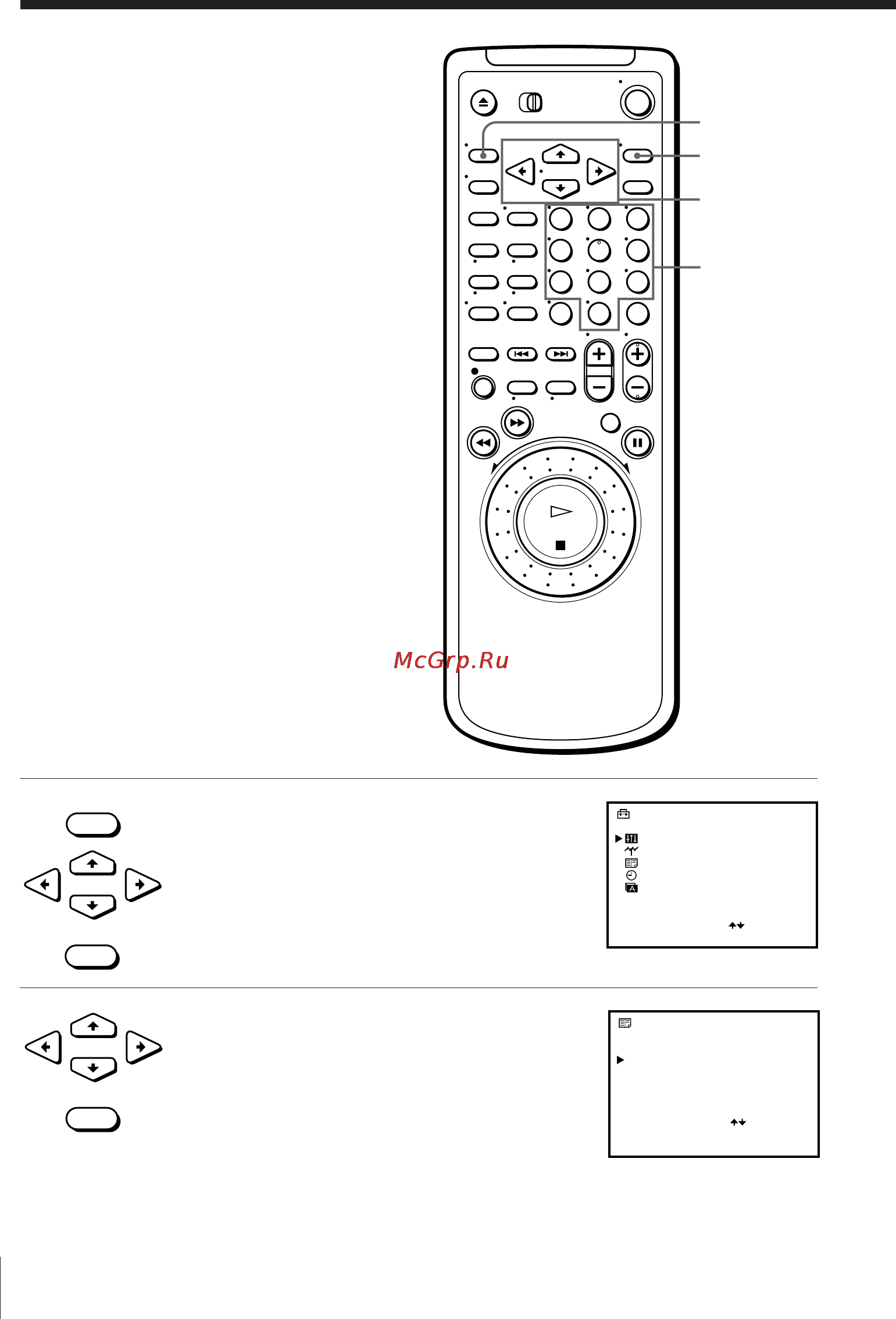 Sony SLV-E580EG [24/72] Manual setup setting up showview