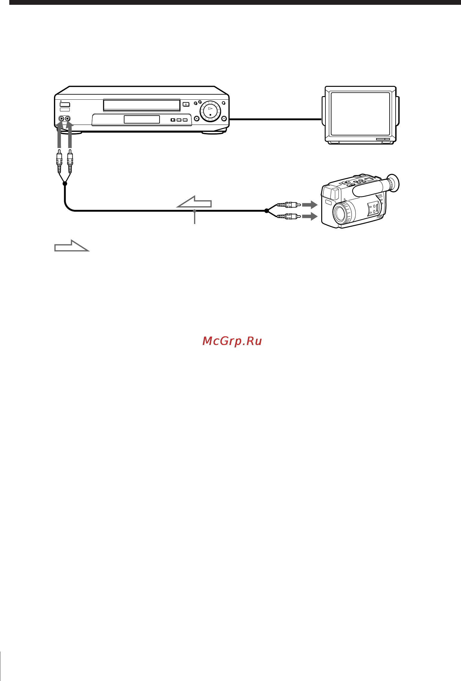 Sony SLV-E580EG [56/72] Connecting to a vcr