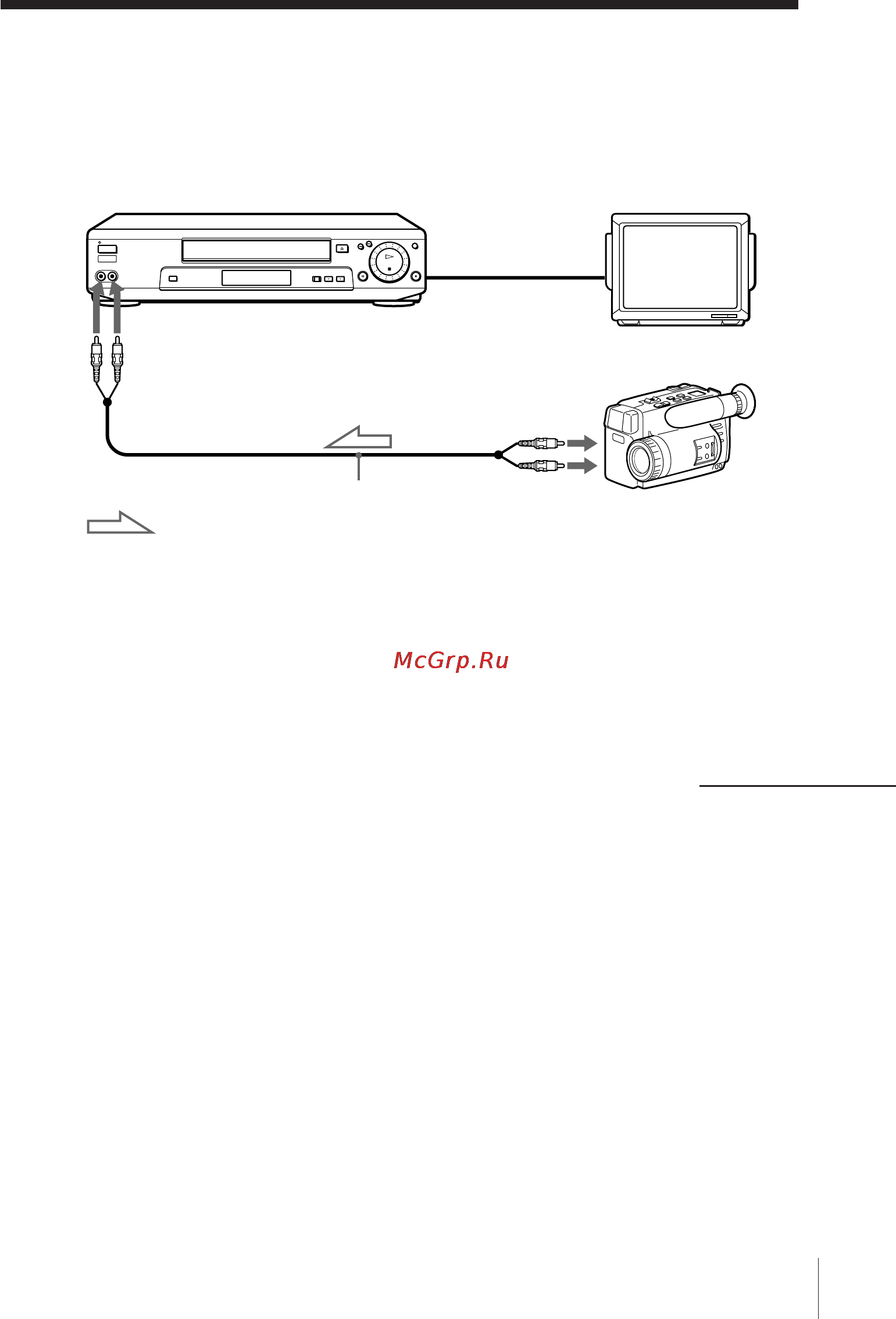 Sony SLV-E580EE [43/56] Connecting to a vcr or stereo system