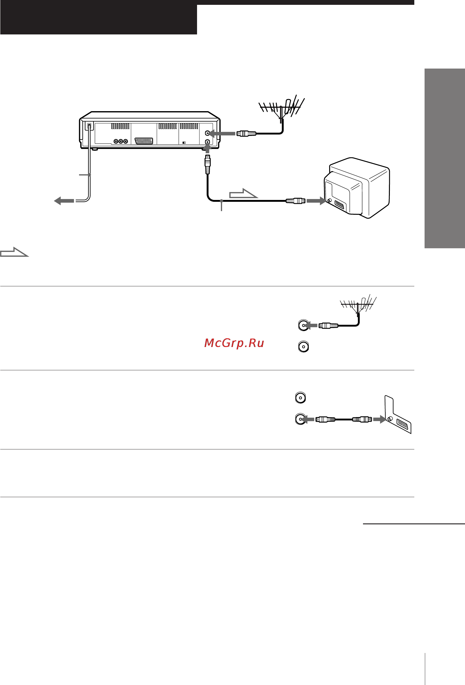 Sony SLV-E580EE [9/56] Connecting the vcr