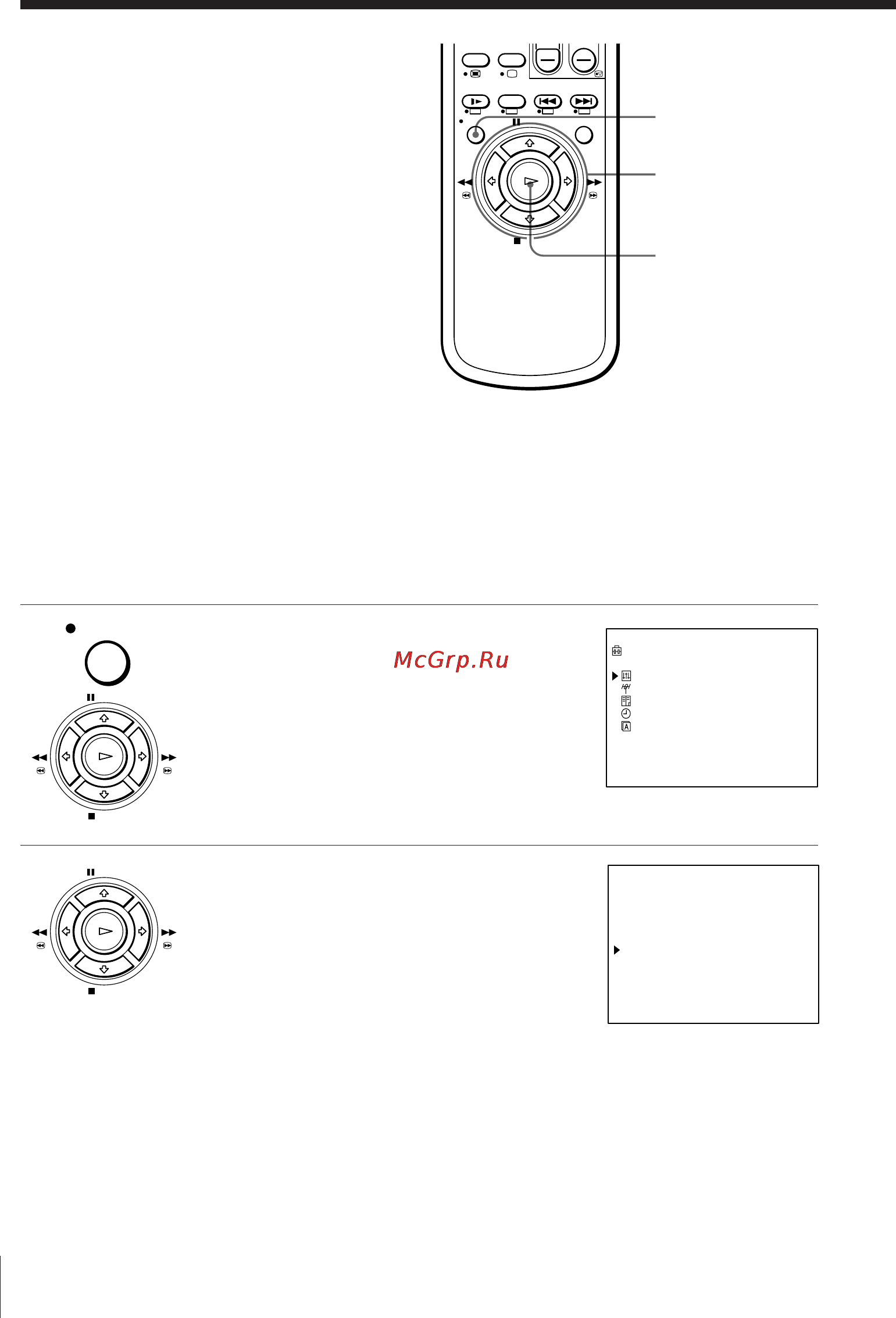 Sony SLV-E530UX [15/68] Manual setup setting the clock