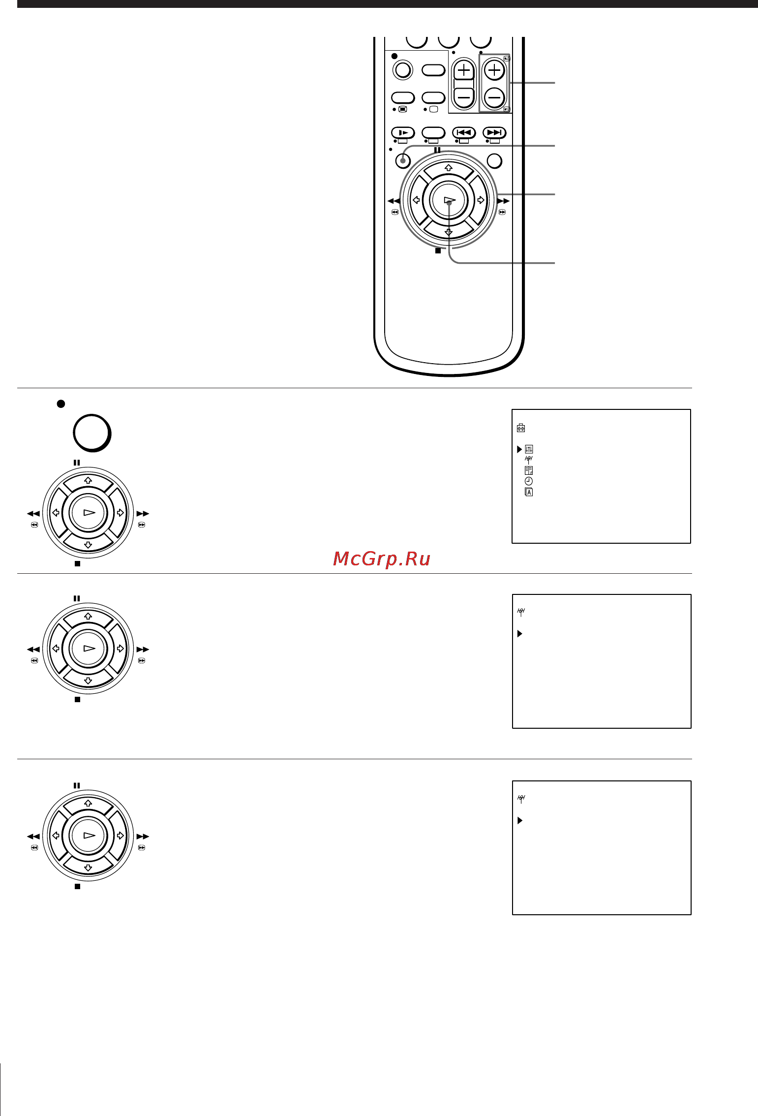 Sony SLV-E530UX [21/68] Manual setup presetting channels