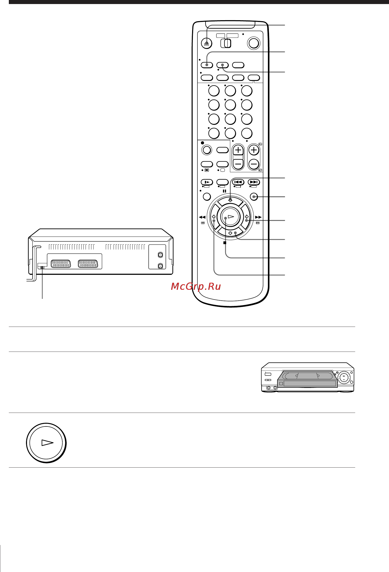 Sony SLV-E530UX [31/68] Playing a tape