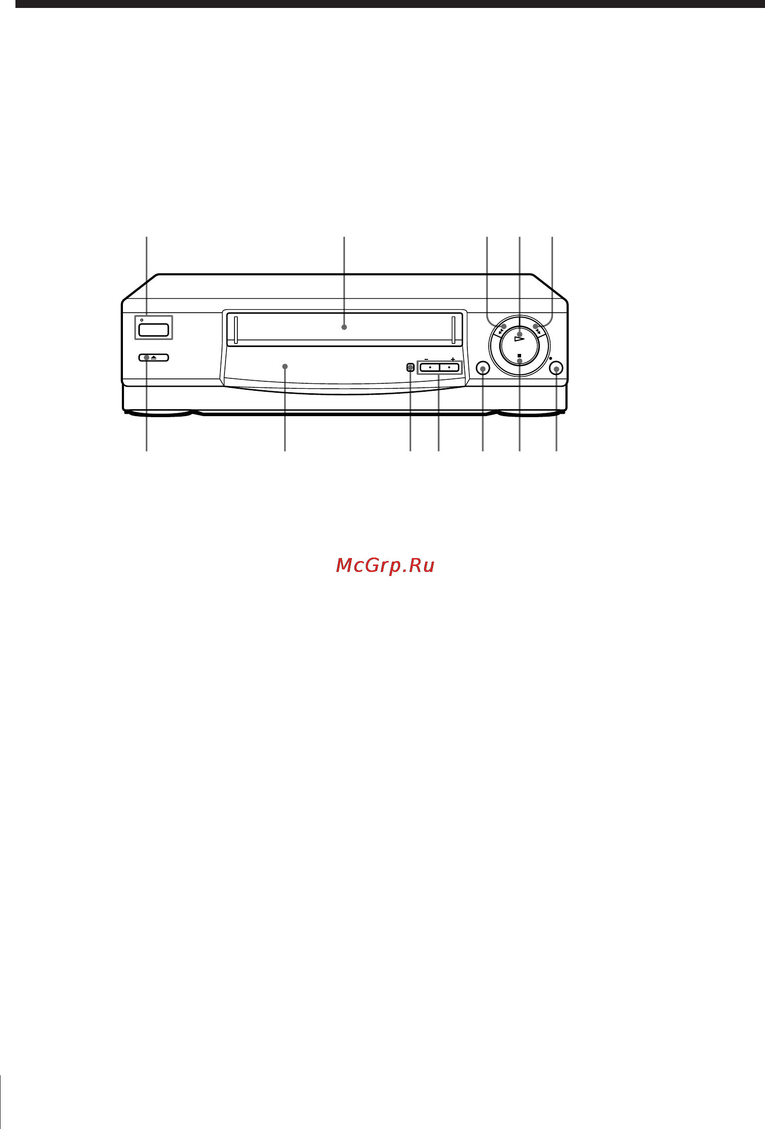 Sony SLV-E480EG [53/60] Index to parts and controls