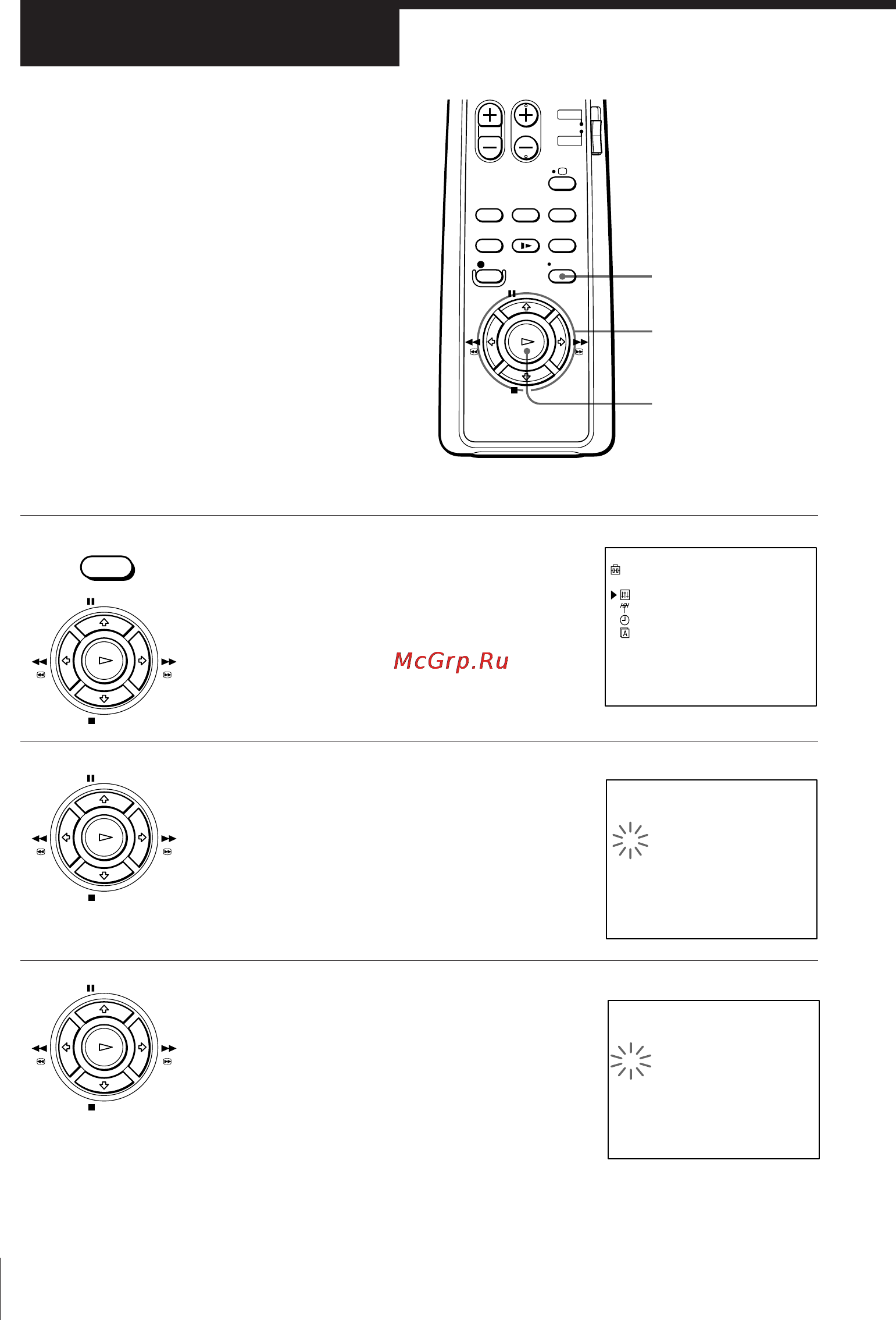 Sony SLV-E180EG [13/44] Setting the clock
