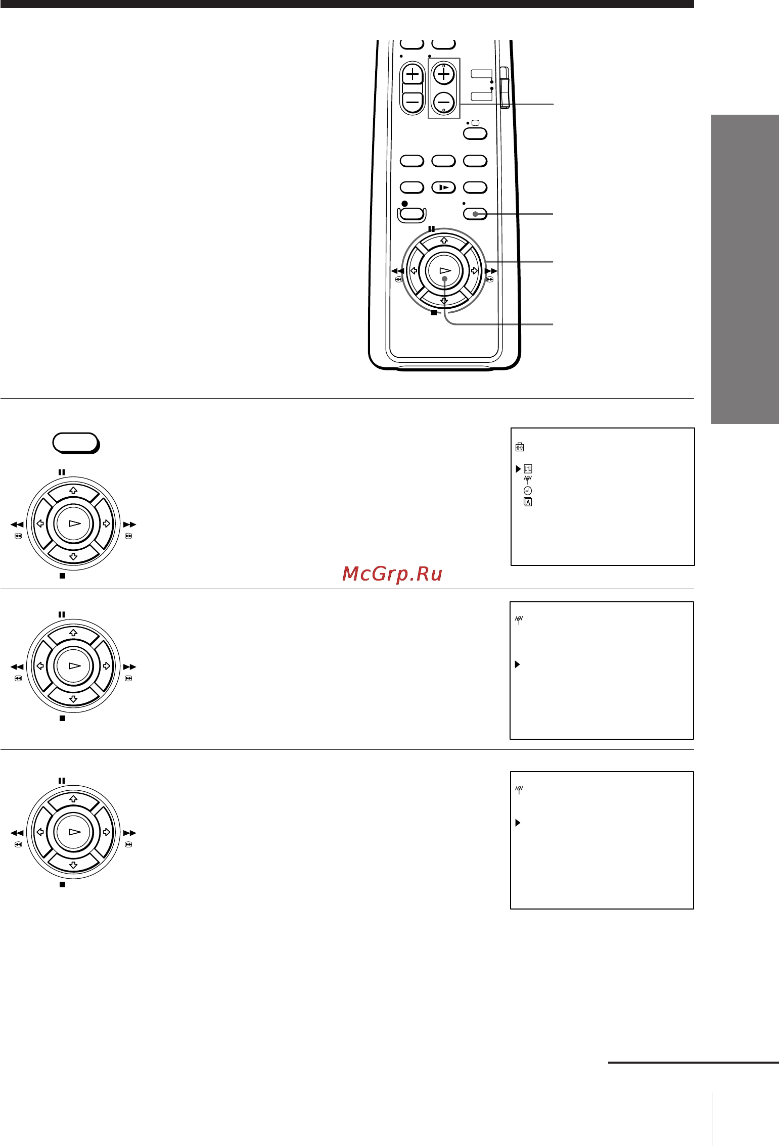 Sony SLV-E180EG [16/44] Manual setup presetting channels