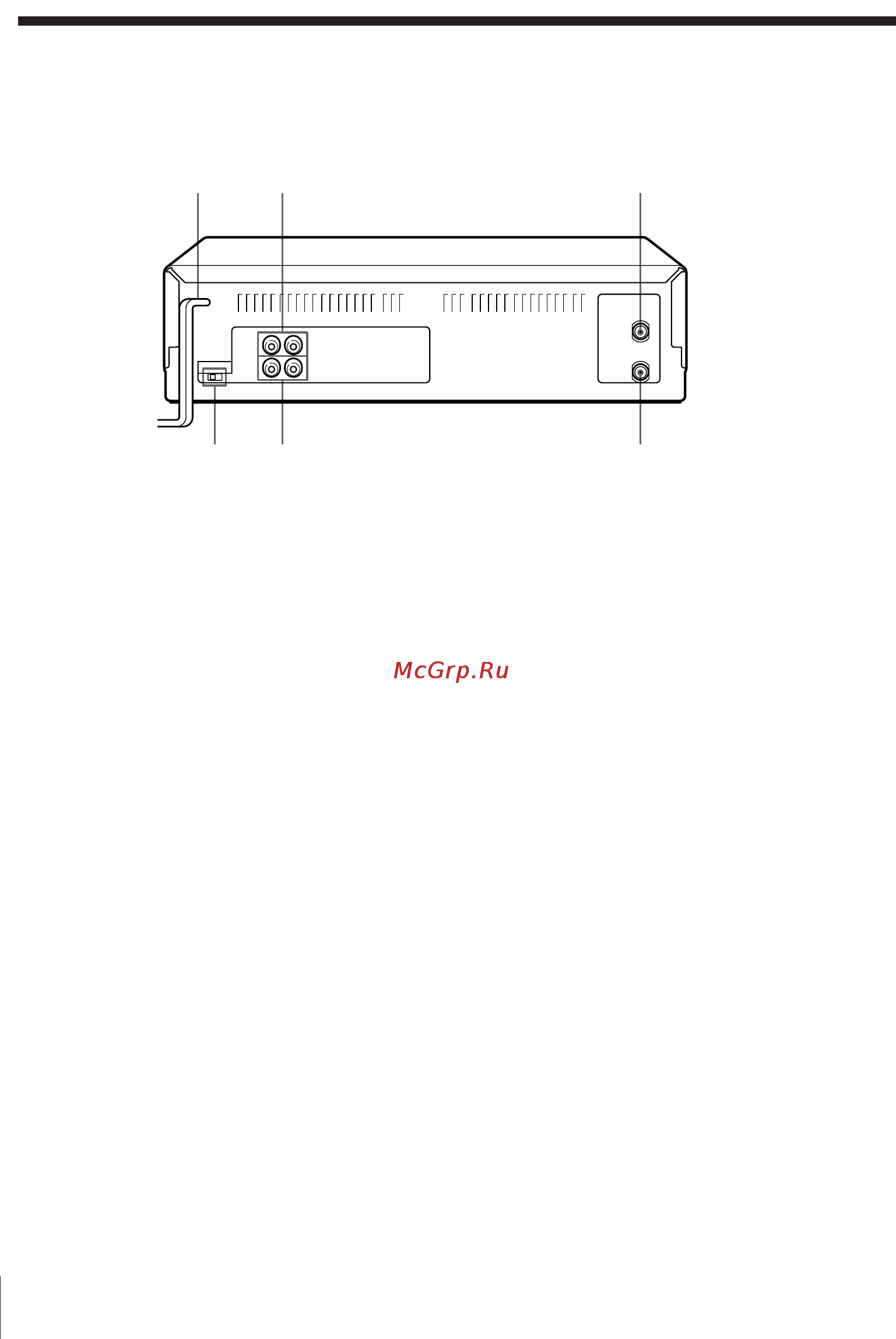 Sony SLV-E180EE [45/48] Rear panel