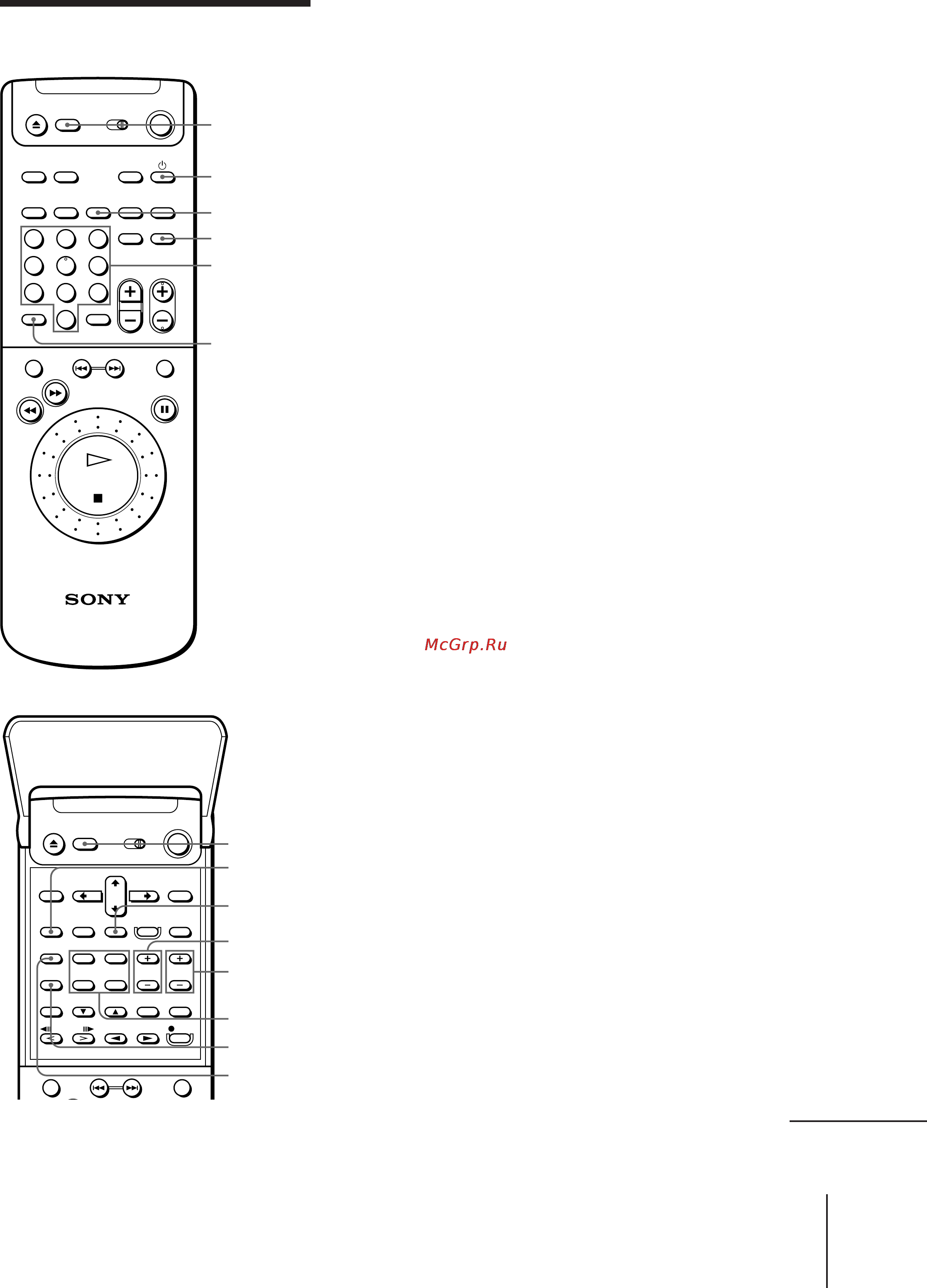 Sony SLV-AV100UX [49/90] Controlling the tv