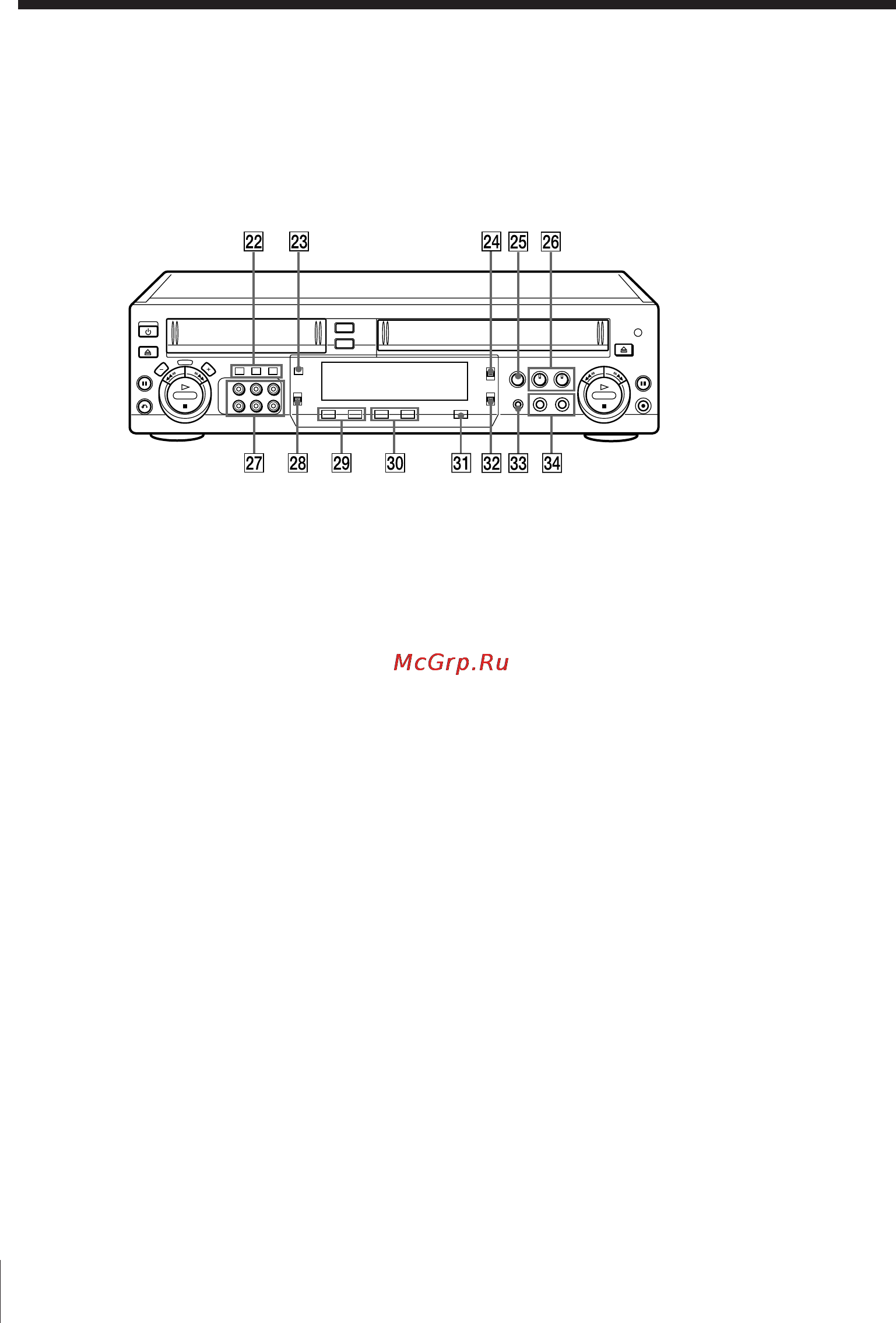Sony SLV-7000KCH [67/72] Index to parts and controls continued