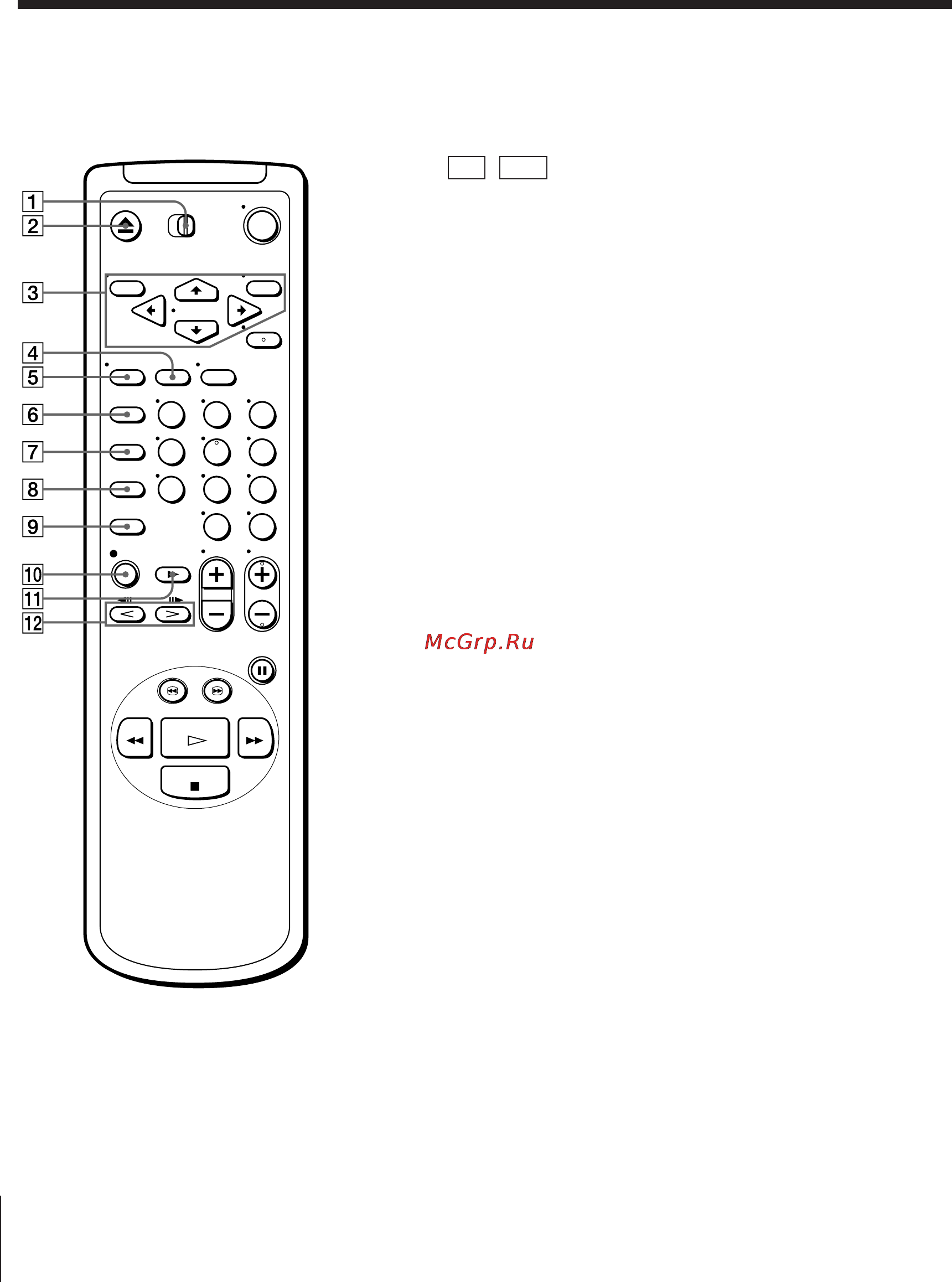Sony SLV-675HF [48/52] Remote commander