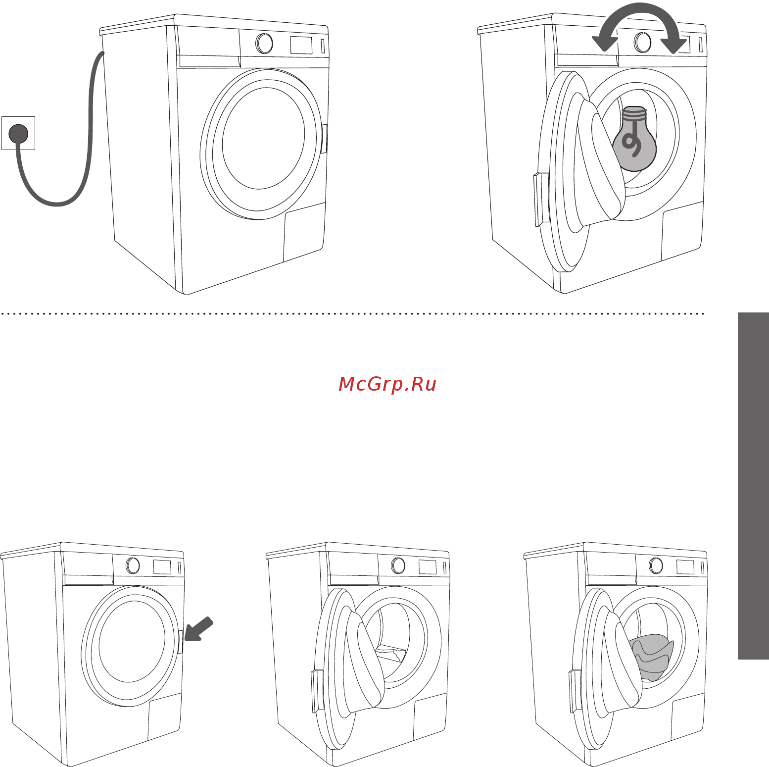 Gorenje WS60SY2B [21/44] Включение стиральной машины