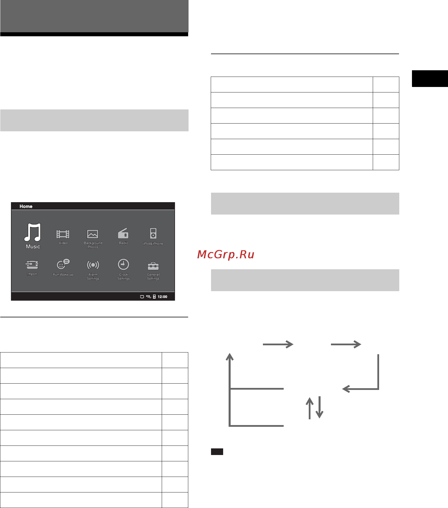 Sony ICF-CL75IP [13/32] Basic operations