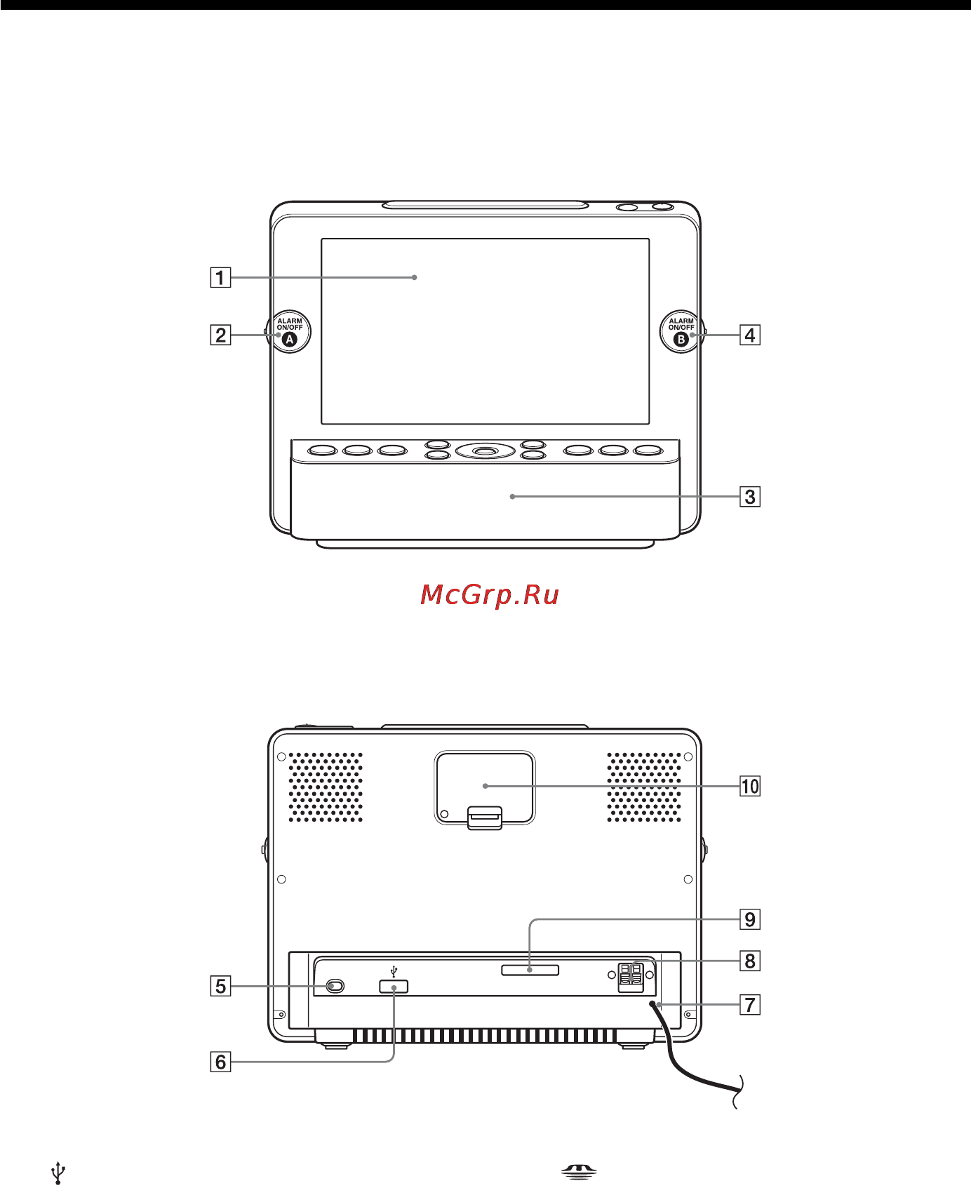 Sony ICF-CL70 [8/64] Задняя панель