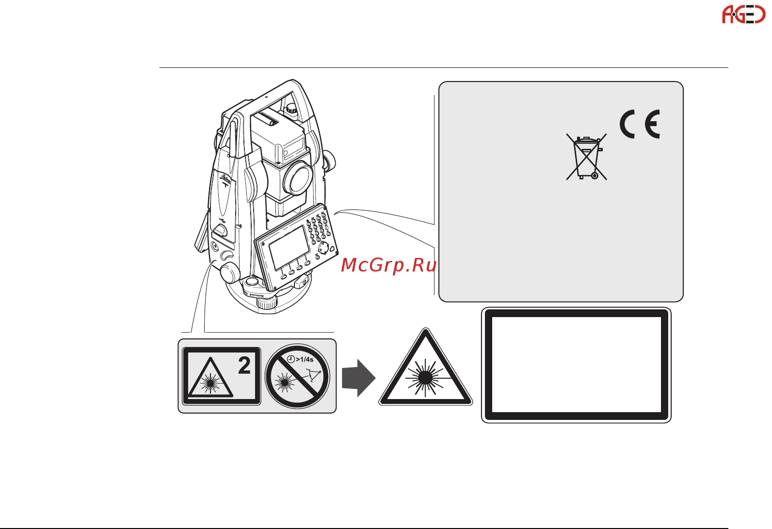 Leica TS09 FlexLine [295/342] Маркировка