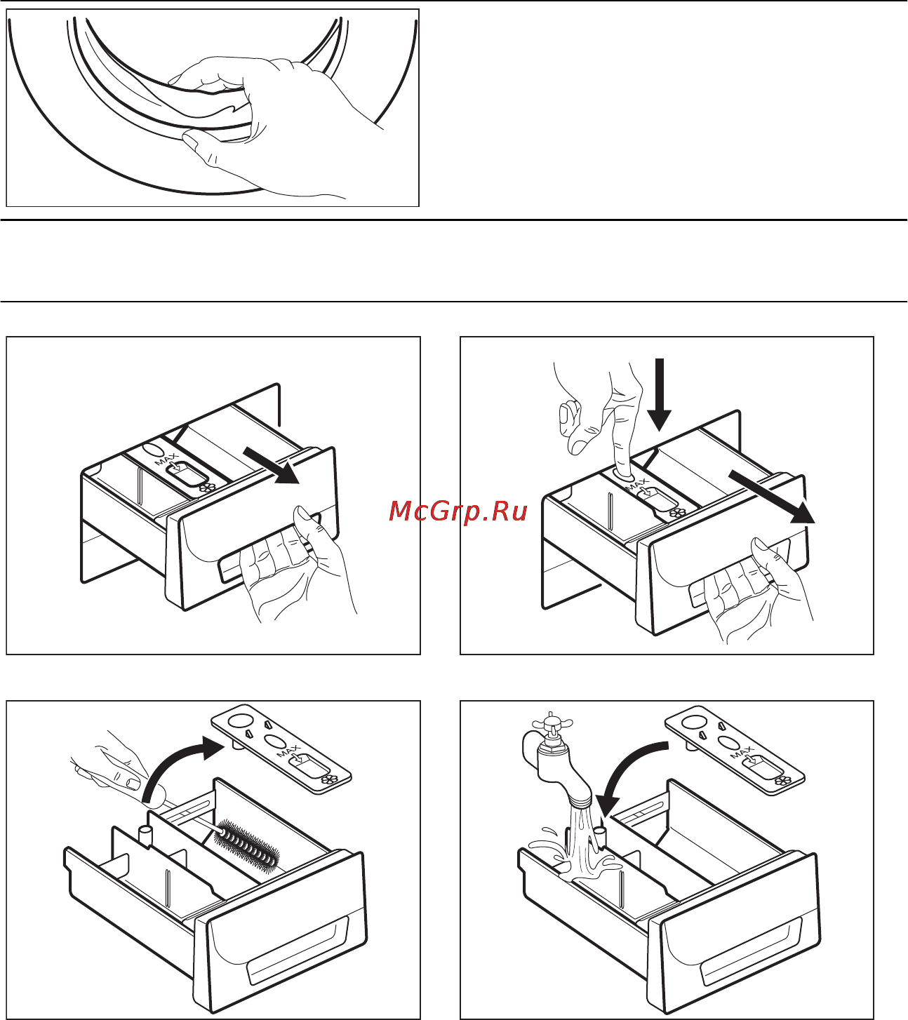 Electrolux EWS 1054 EFU [16/24] Door seal