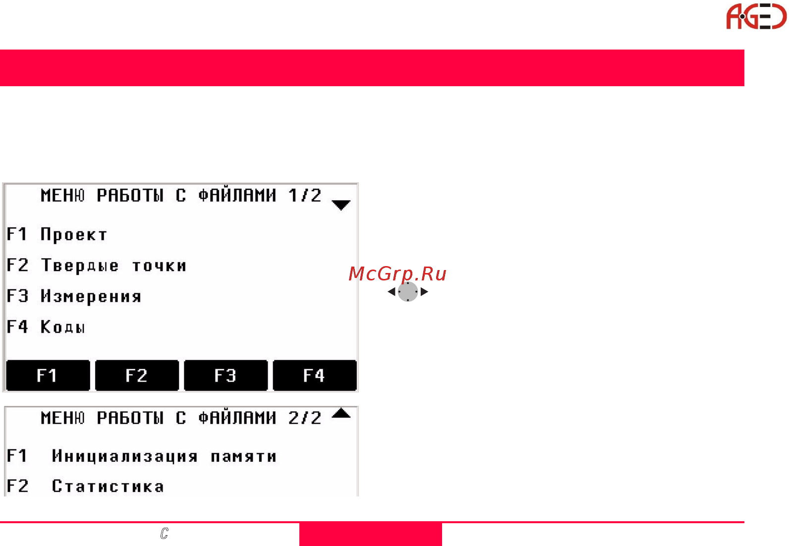 Leica TCR 405 [86/150] Менеджер файлов