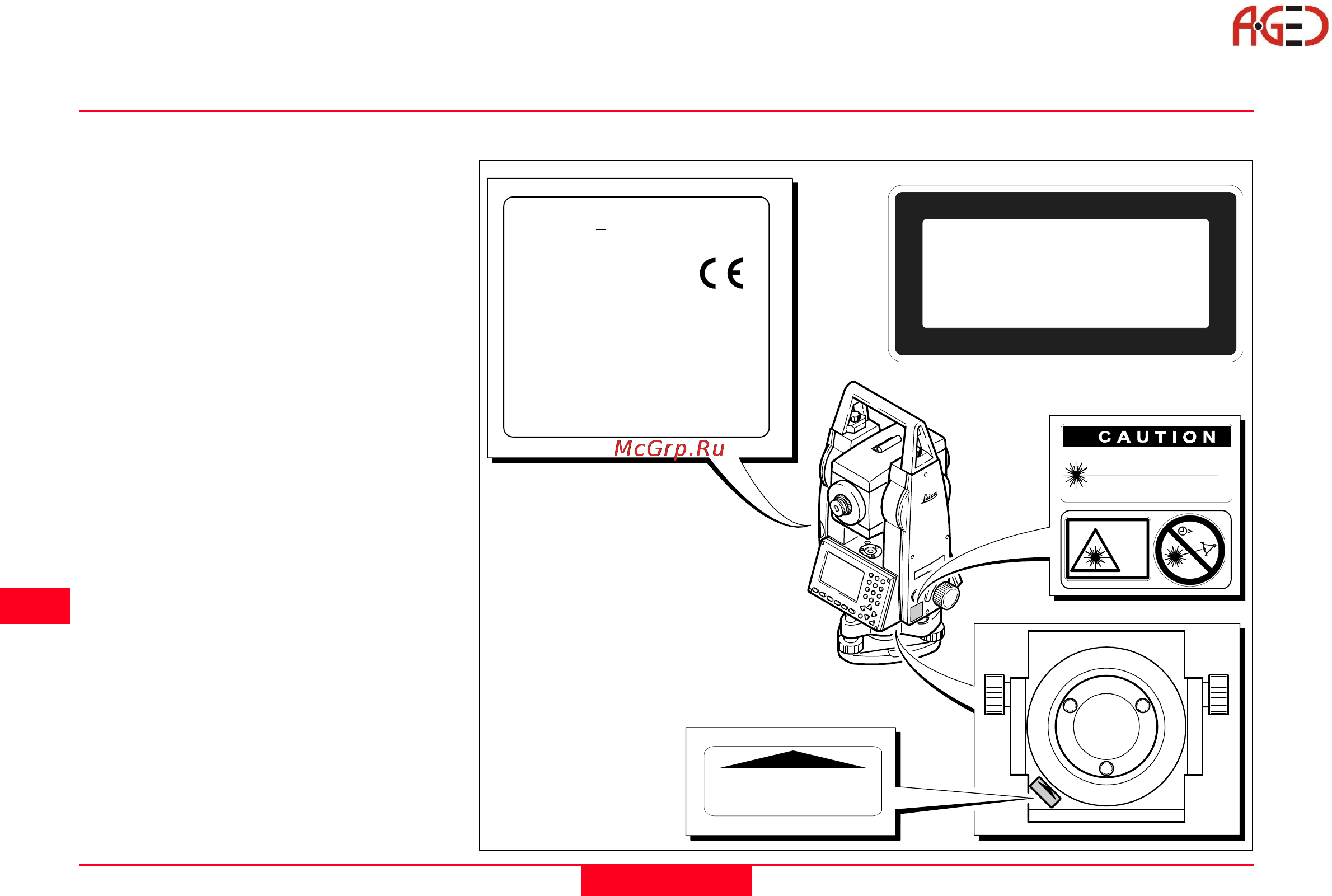 Leica TCR 703 [134/160] Требования безопасности