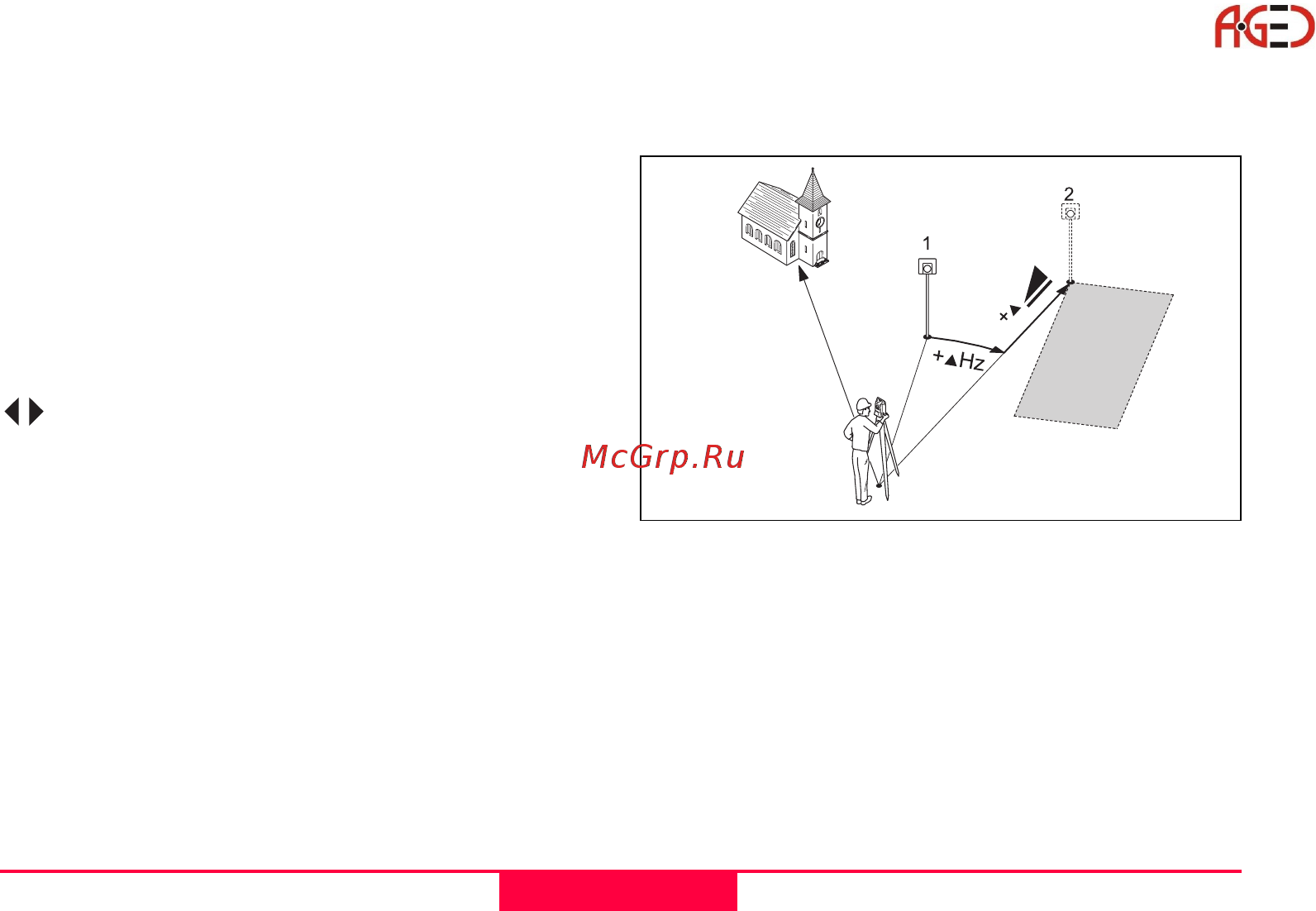 Leica TCR 802 [60/184] Полярный метод разбивки