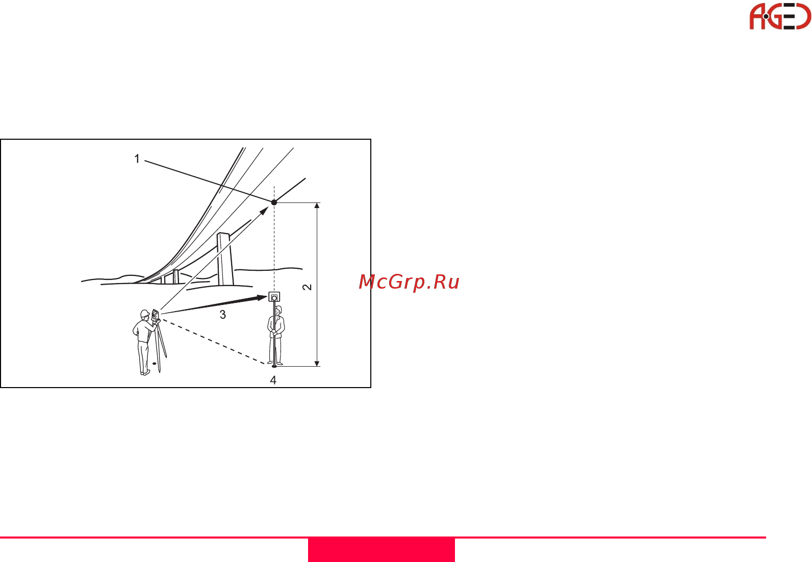 Leica TCR 802 [88/184] Отметка недоступной точки