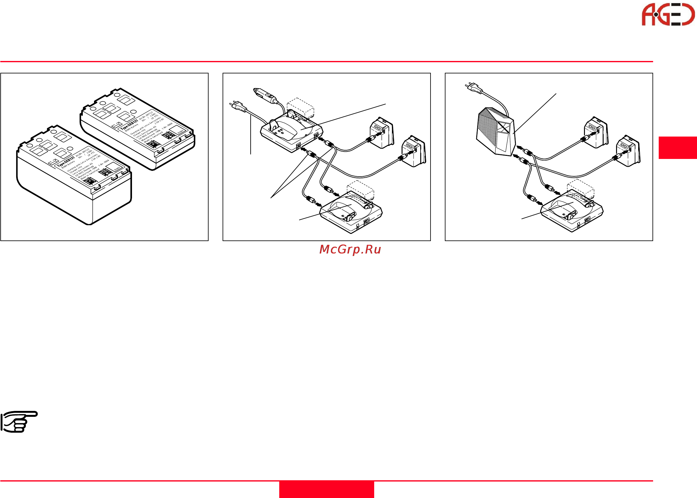 Leica TPS 1100 [21/158] Аккумуляторы и зарядные устройства