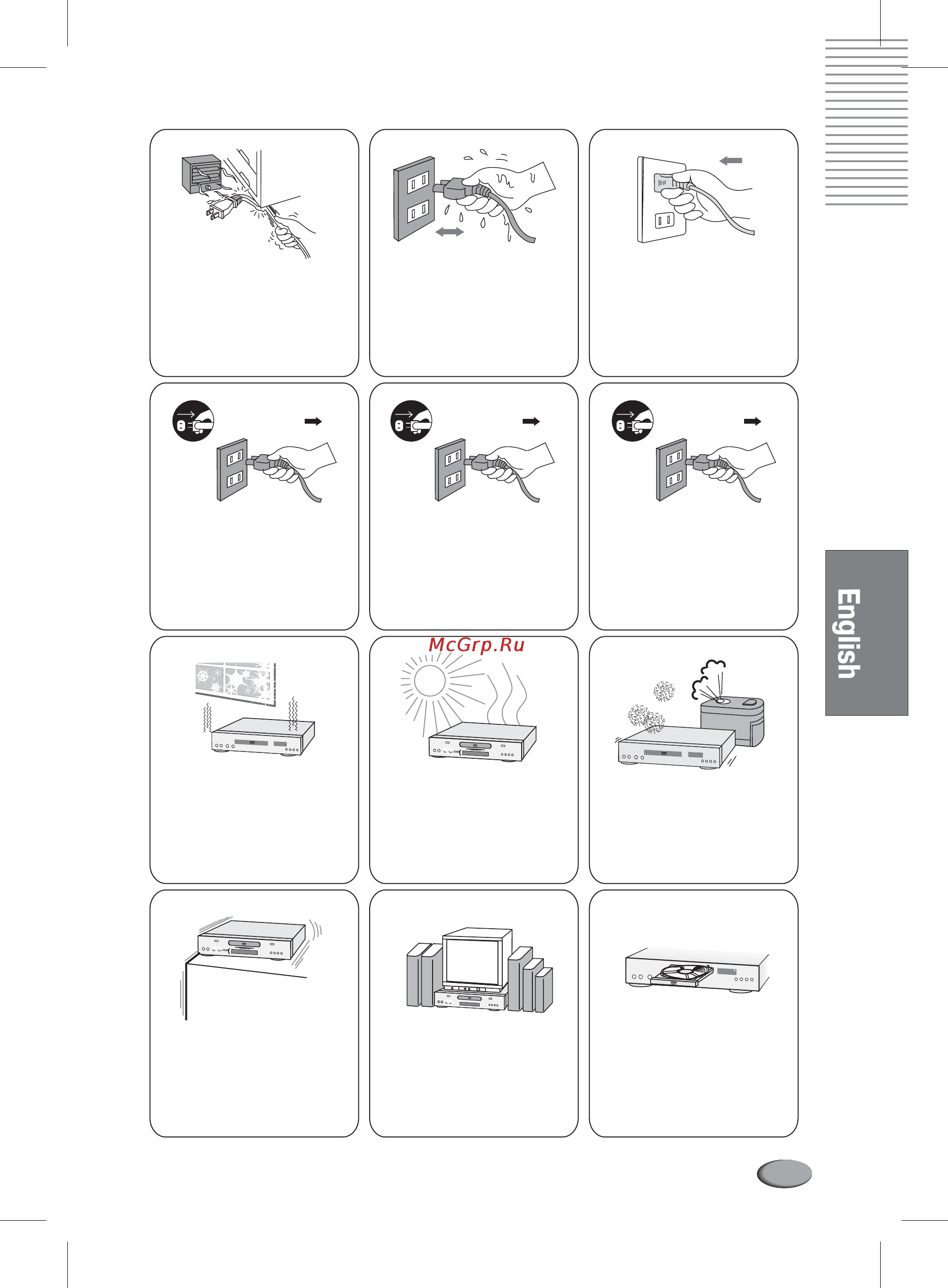 Xoro HSD 2100 [57/94] Unplug the device if the device has been exposed to rain or water or liquid has been spilled into the device